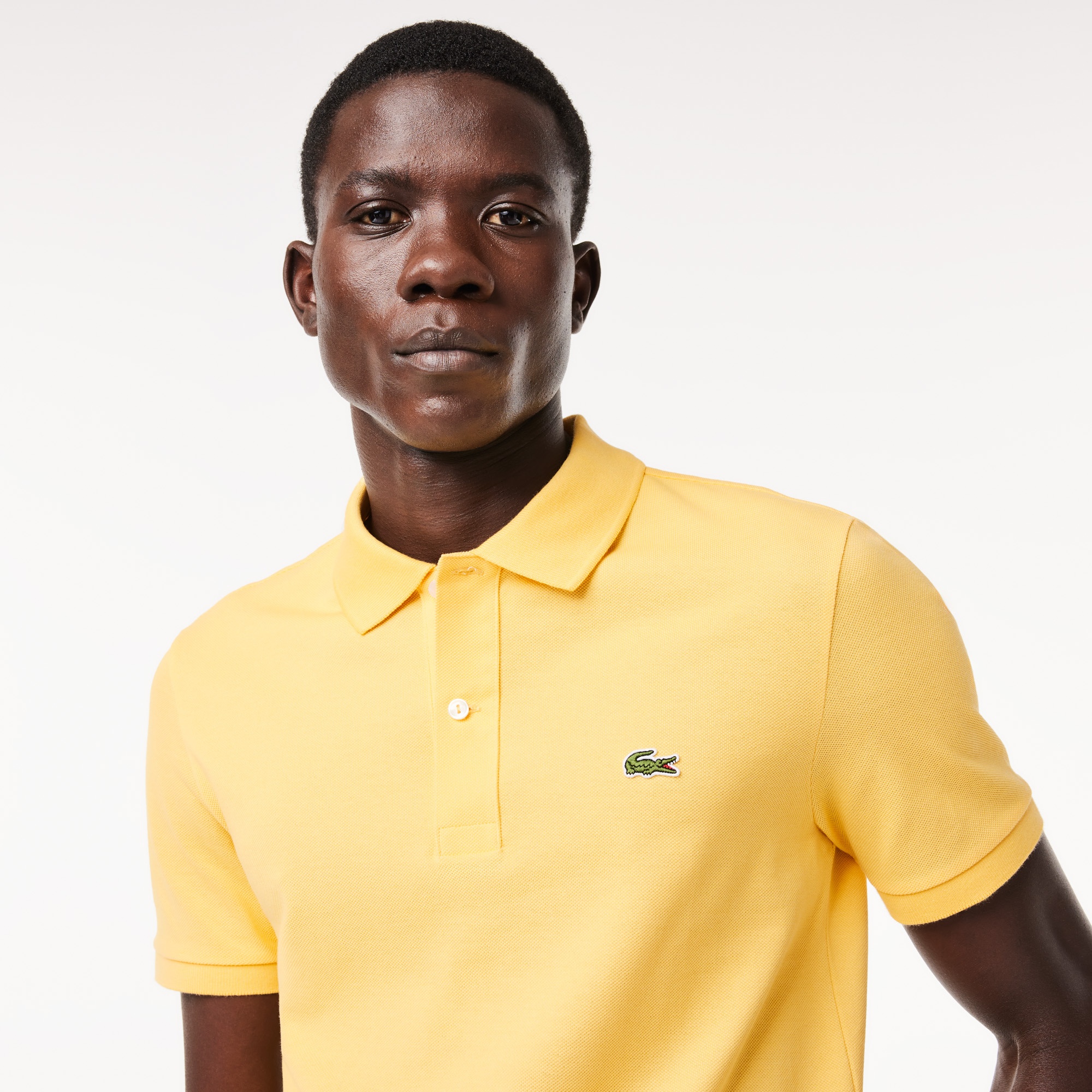 Lacoste L.12.12 Erkek Slim Fit Sarı Polo