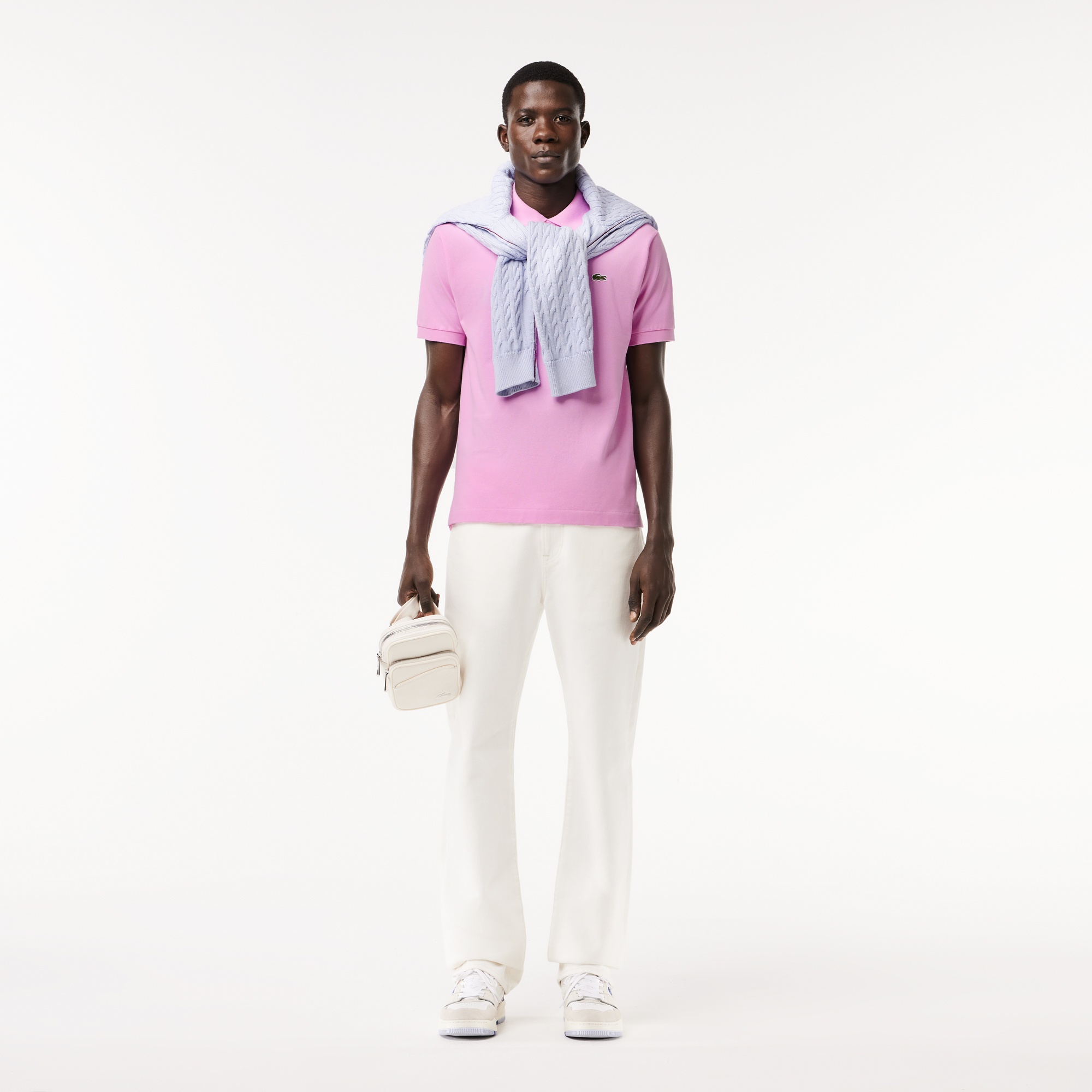 Lacoste L.12.12 Erkek Classic Fit Pembe Polo