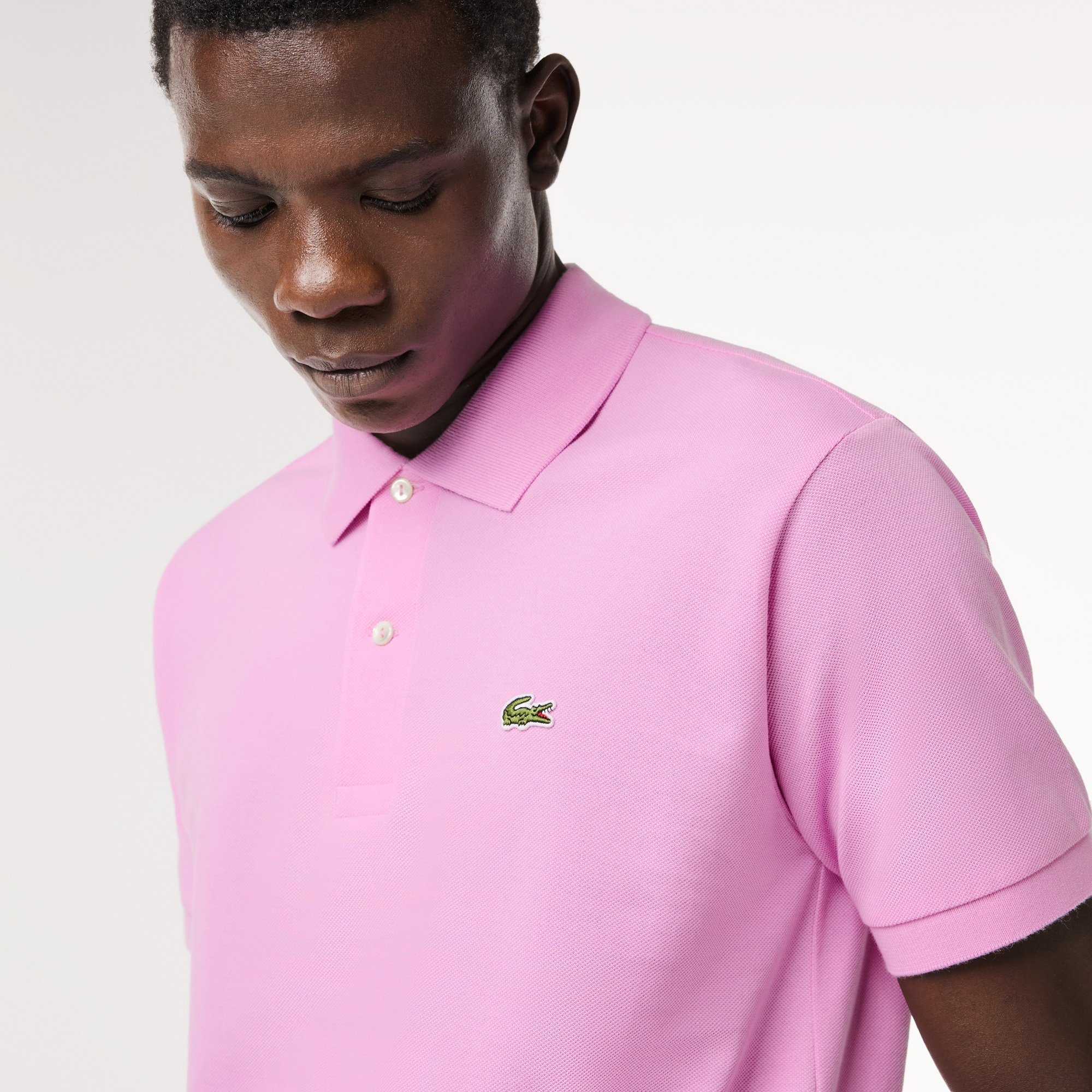 Lacoste L.12.12 Erkek Classic Fit Pembe Polo