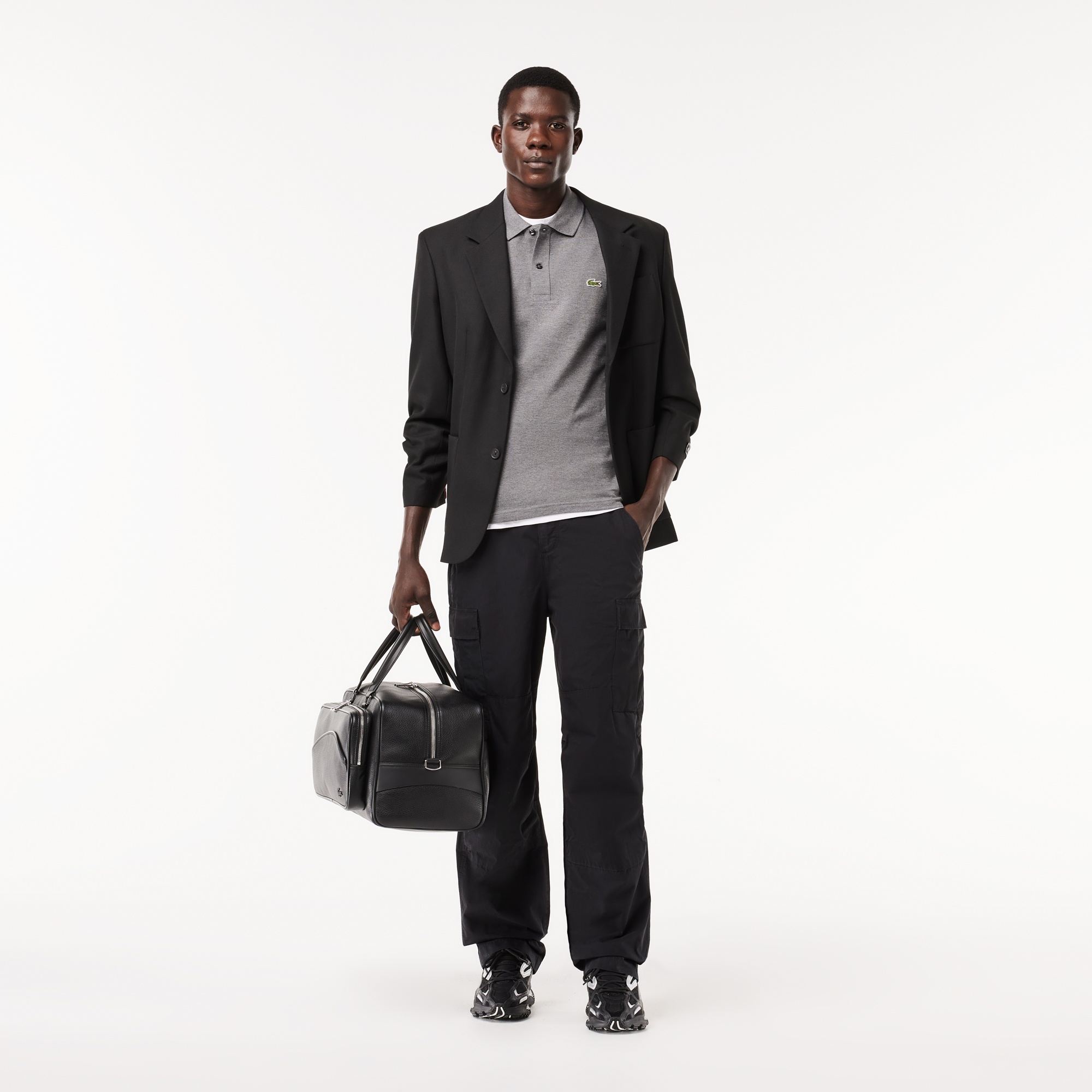 Lacoste L.12.12 Erkek Slim Fit Gri Polo