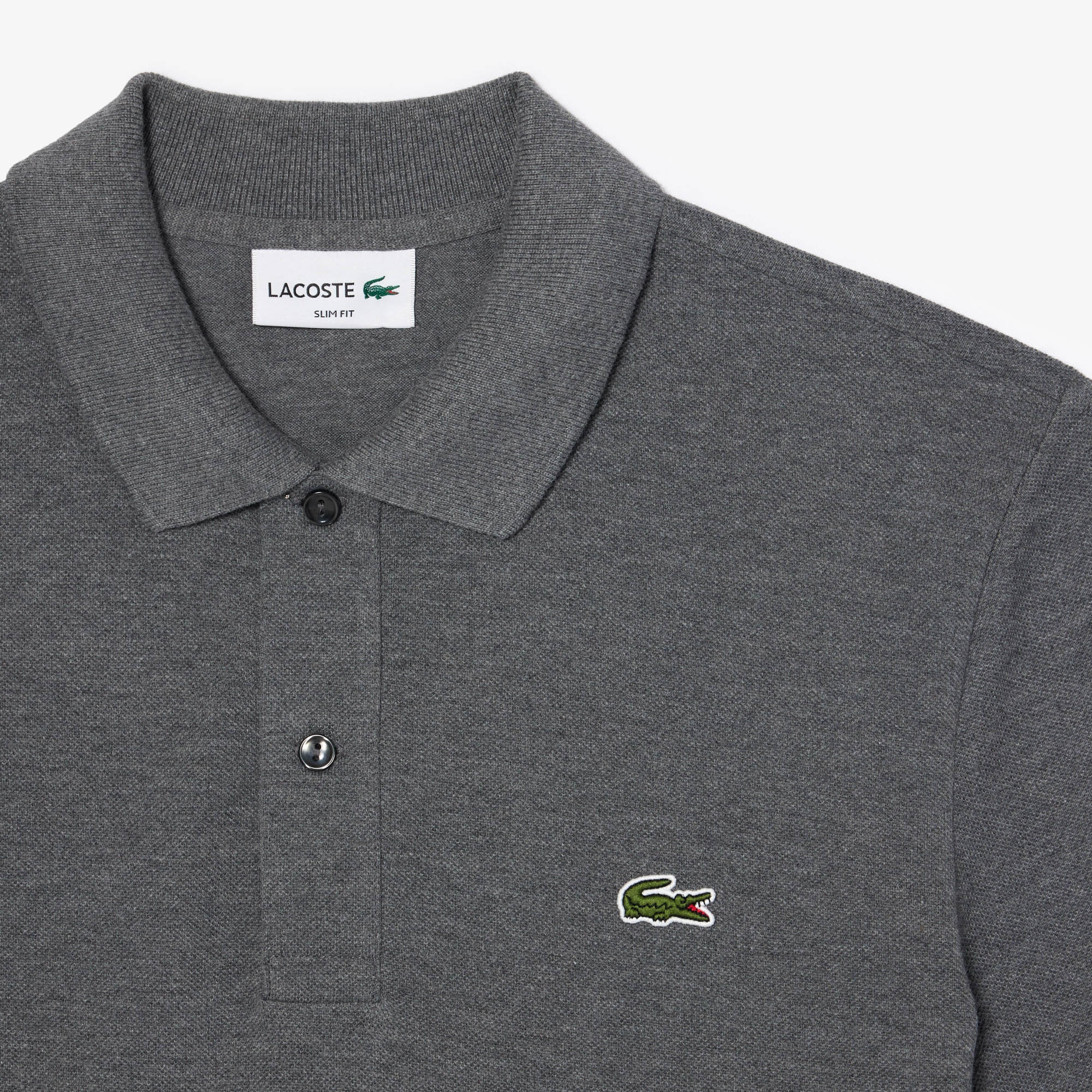 Lacoste L.12.12 Erkek Slim Fit Gri Polo