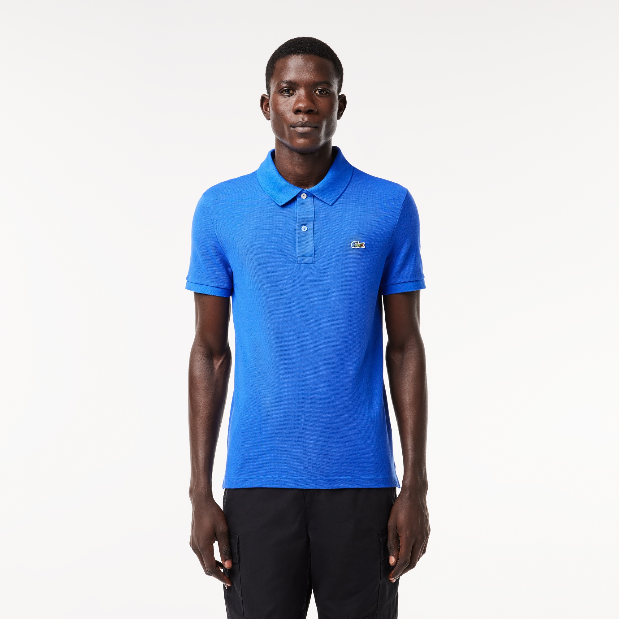 Lacoste L.12.12 Erkek Slim Fit Mavi Polo