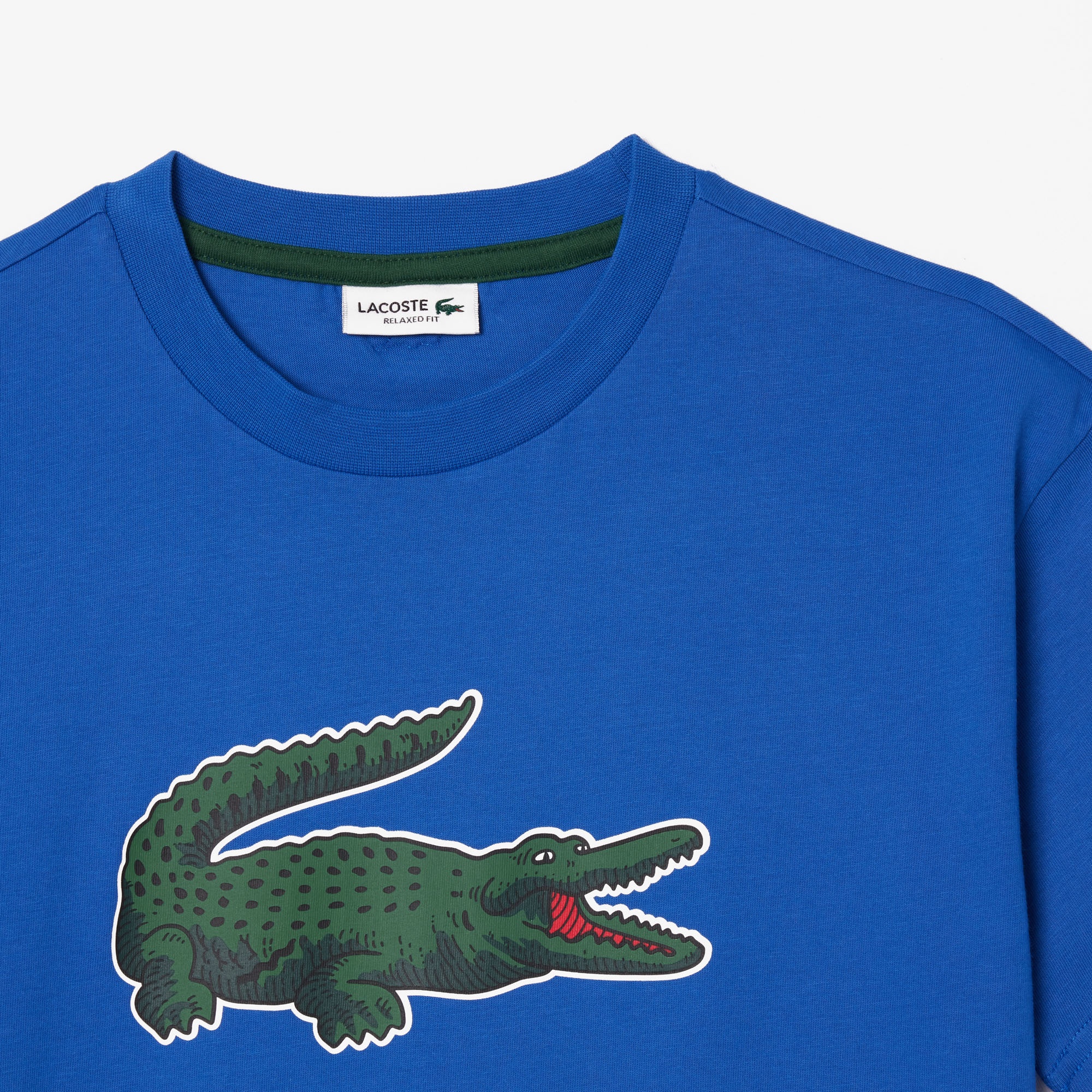 Lacoste Çocuk Baskılı Mavi T-shirt