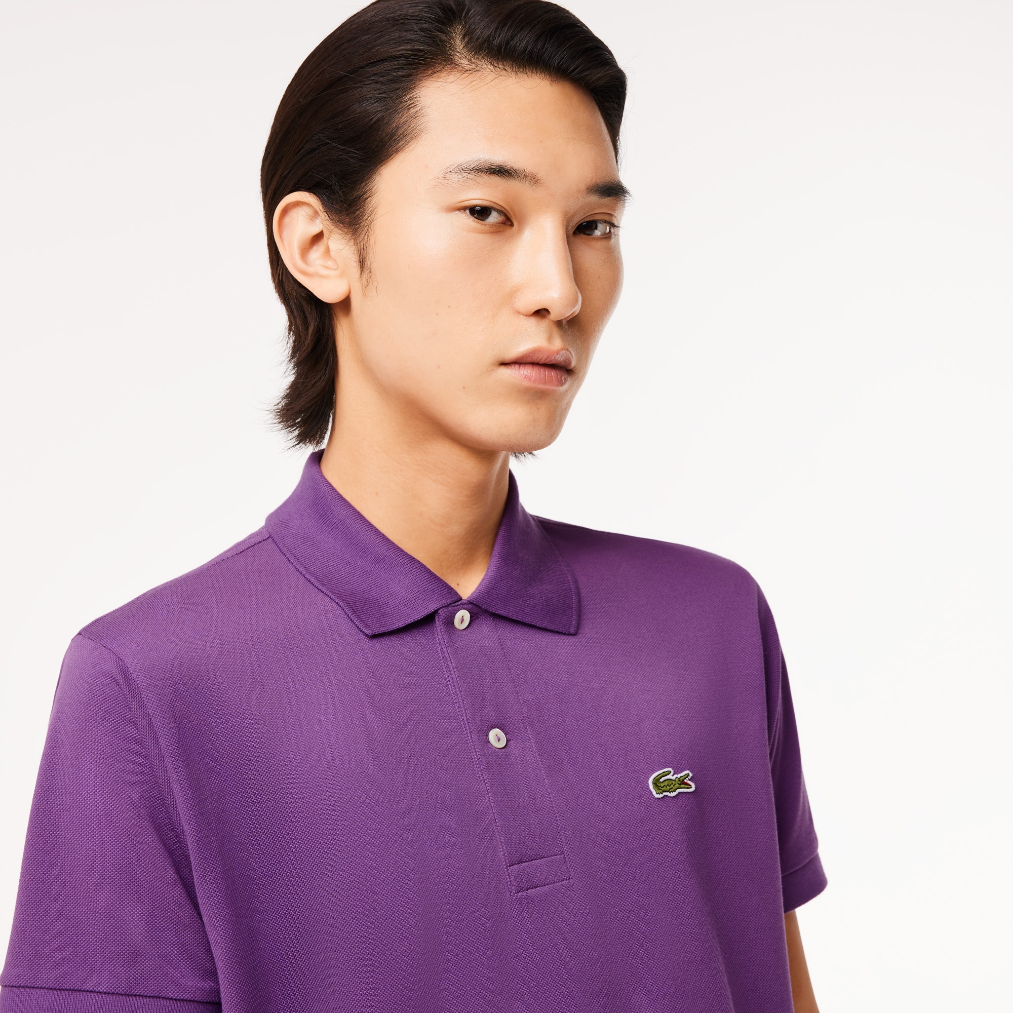 Lacoste L.12.12 Erkek Classic Fit Mor Polo