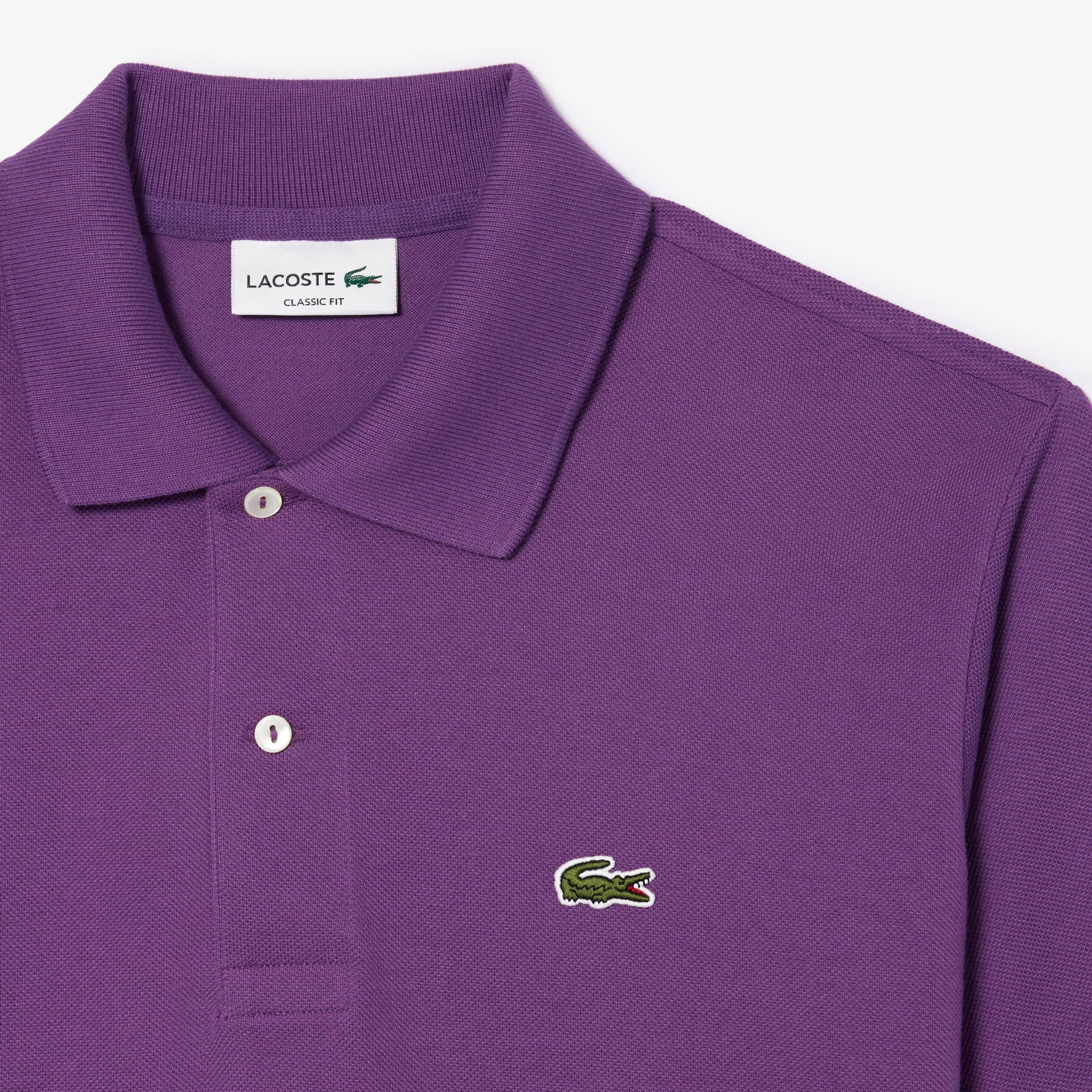 Lacoste L.12.12 Erkek Classic Fit Mor Polo
