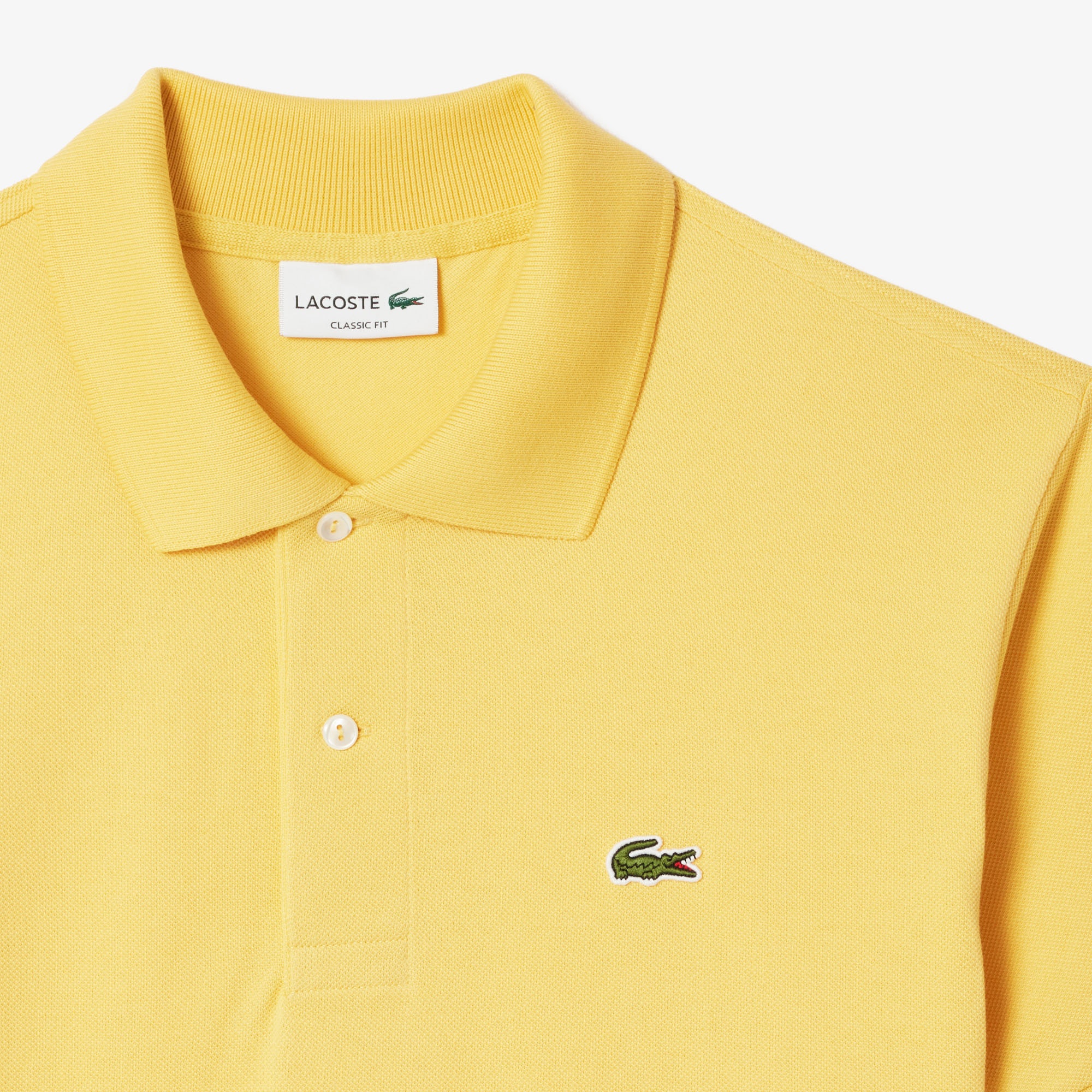 Lacoste L.12.12 Erkek Classic Fit Sarı Polo