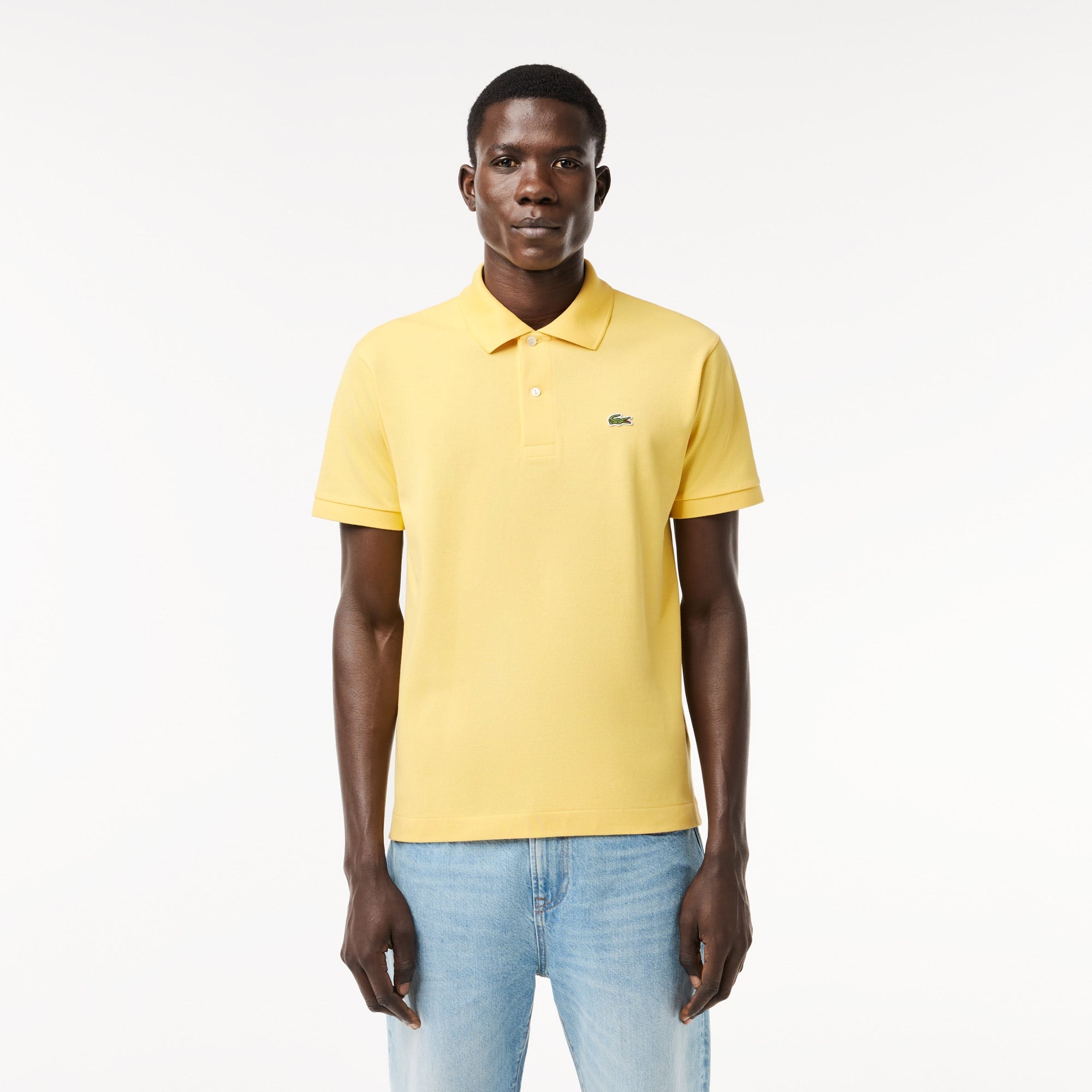 Lacoste L.12.12 Erkek Classic Fit Sarı Polo
