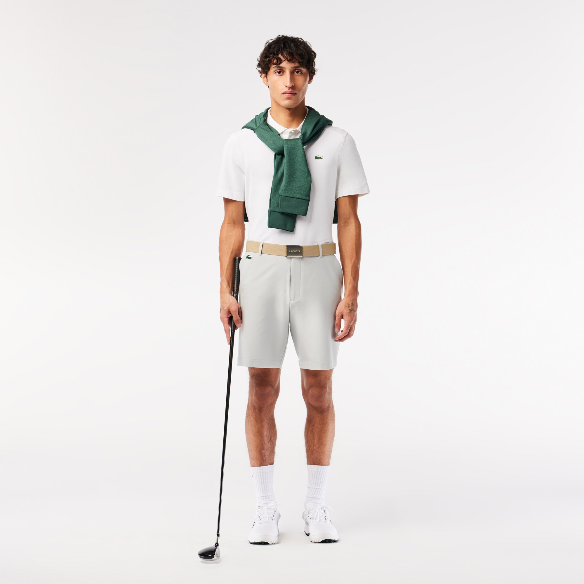 Lacoste L.12.12 Consept Erkek Bej Kemer