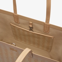 Lacoste Kadın Monogram Bej Omuz Çantası Bej