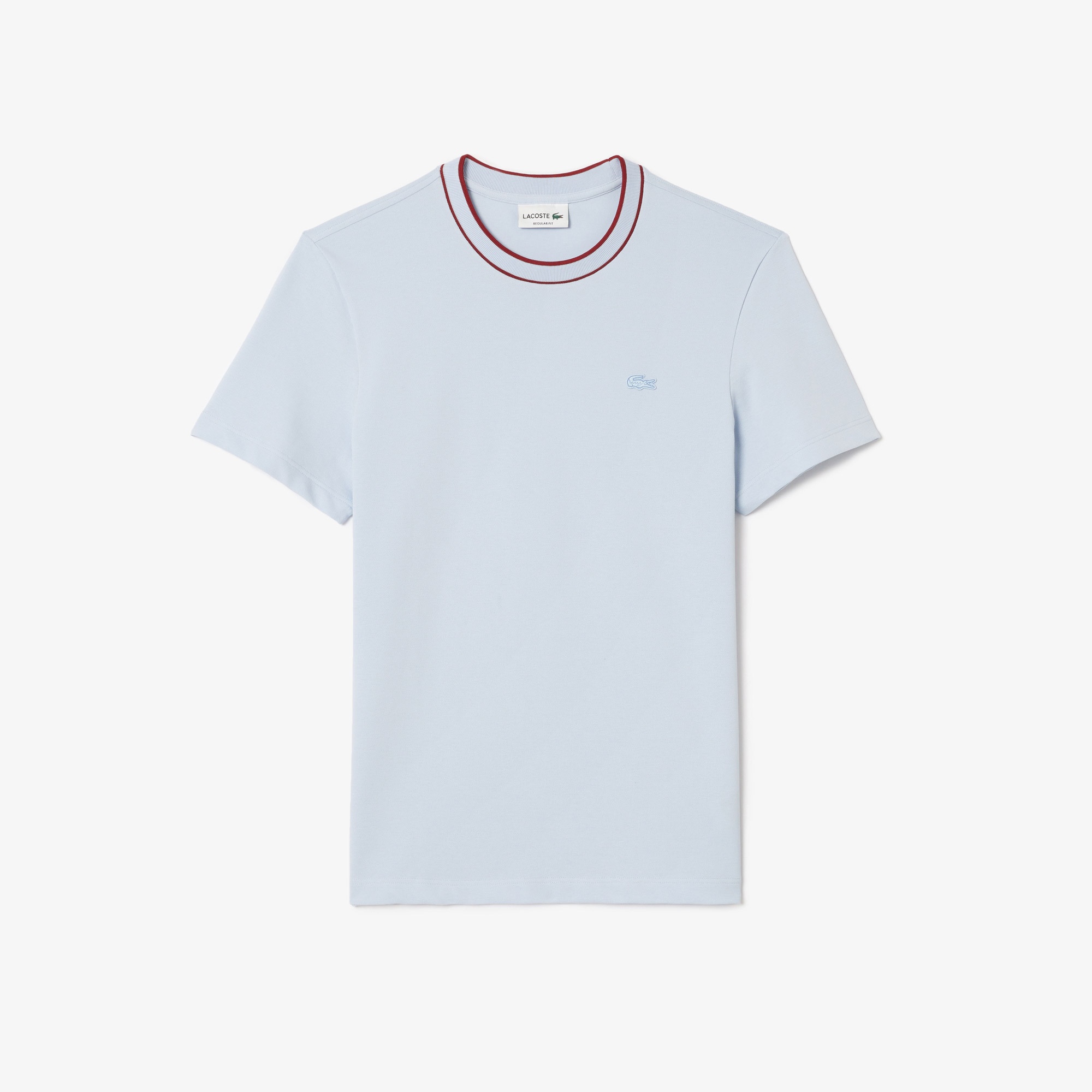 Lacoste Erkek Regular Fit Bisiklet Yaka Açık Mavi T-Shirt