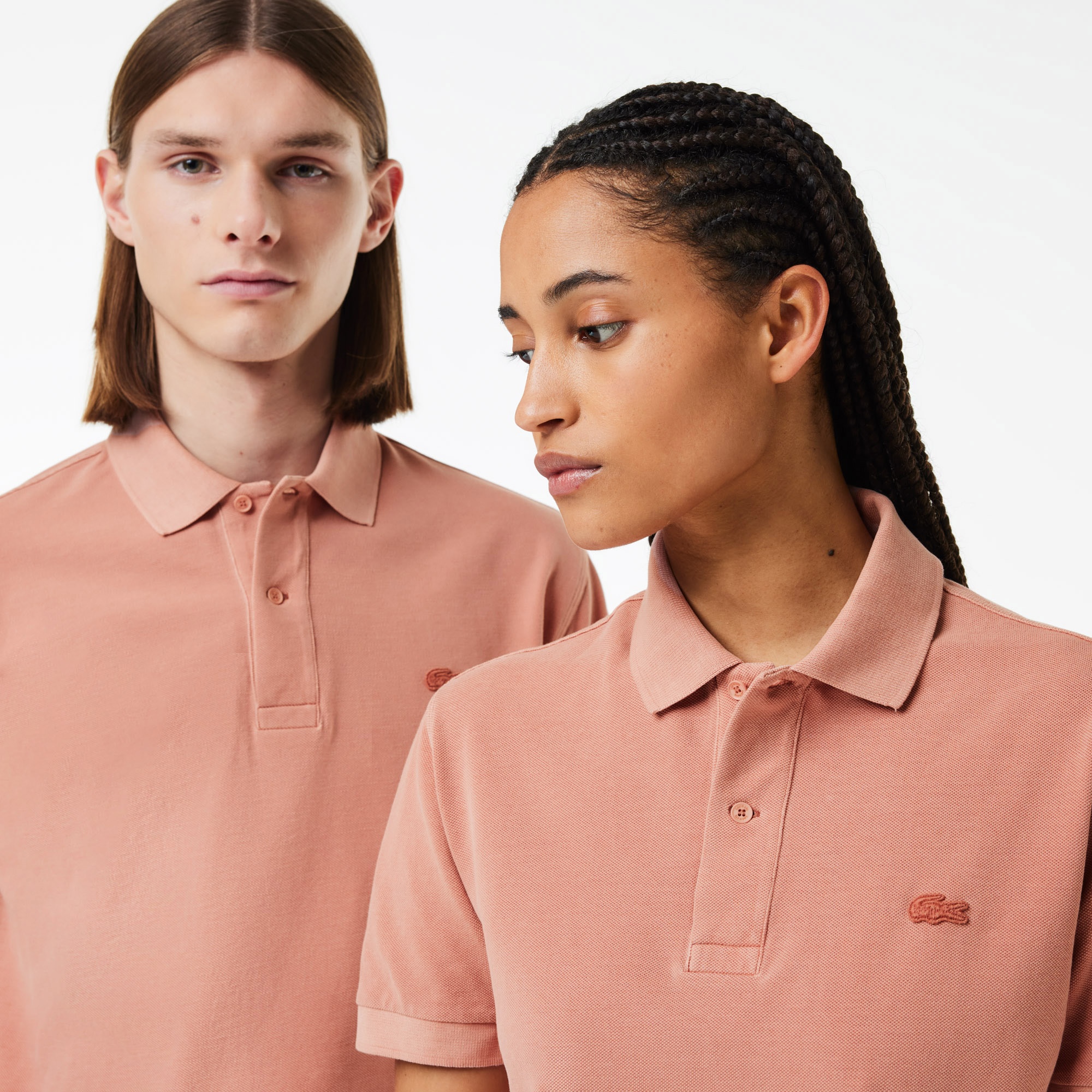 Lacoste Unisex Classic Fit Pembe Polo