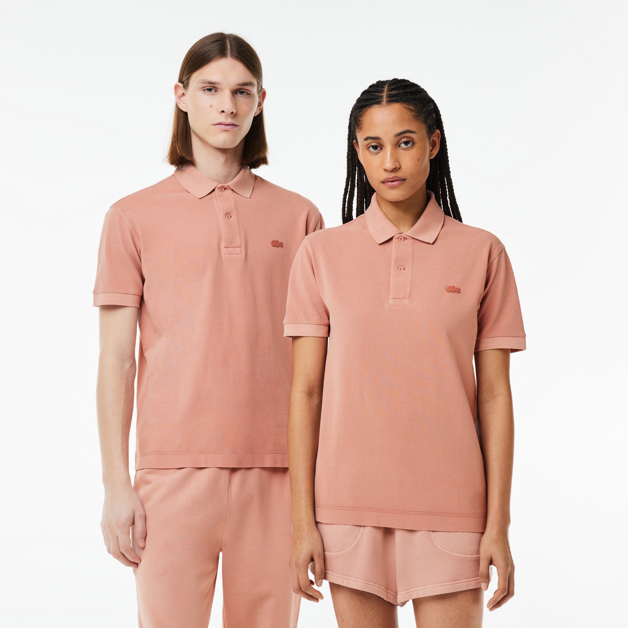 Lacoste Unisex Classic Fit Pembe Polo