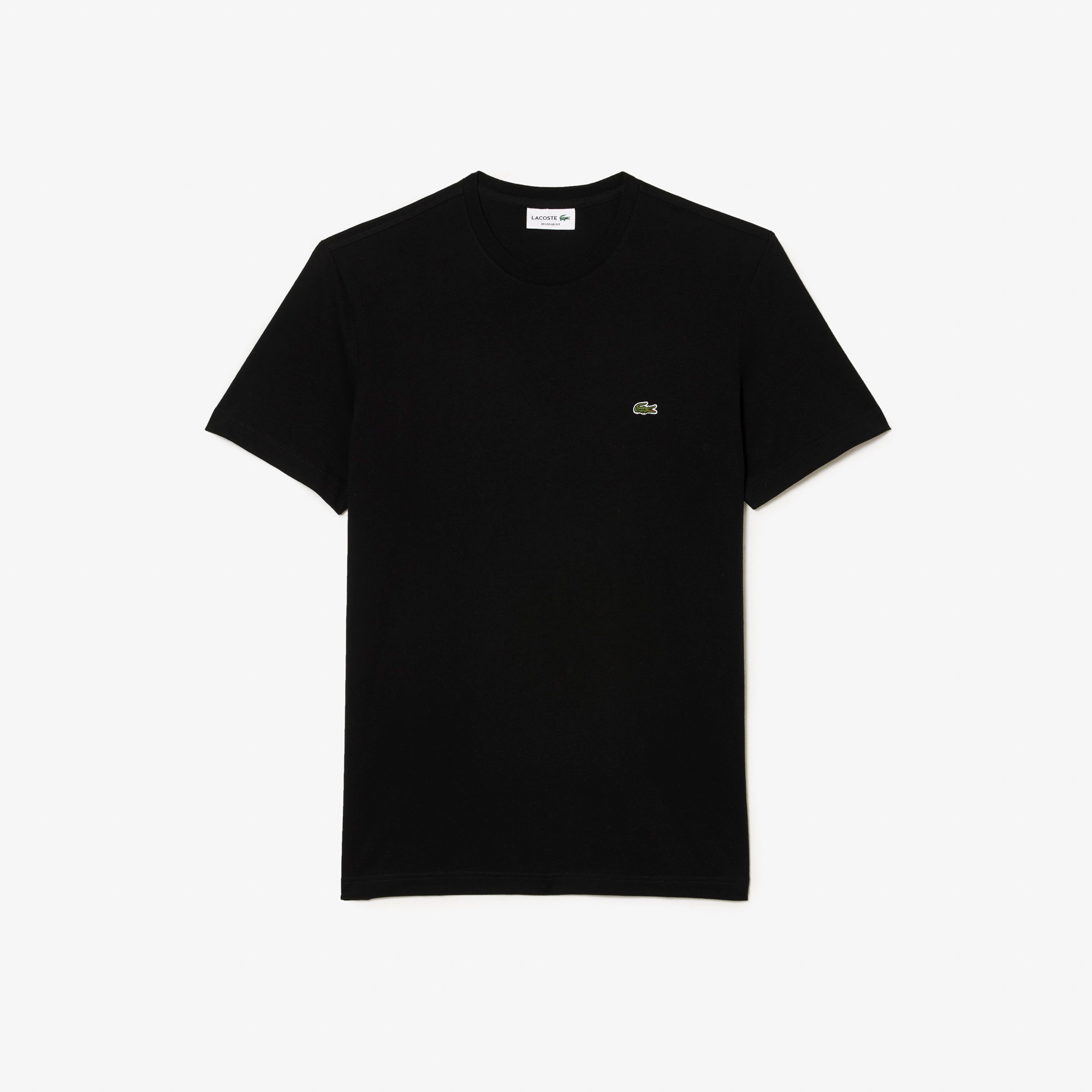 Lacoste Erkek Regular Fit Bisiklet Yaka Siyah T-Shirt