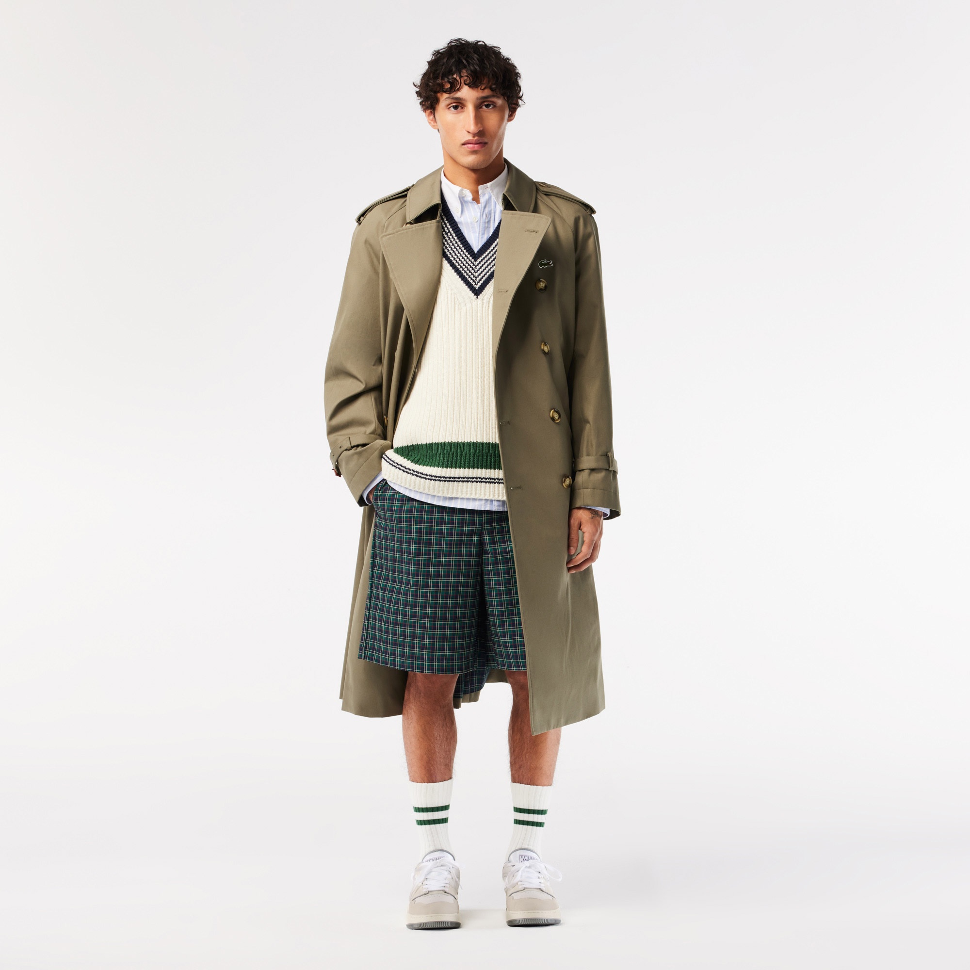 Lacoste SPORT Lineshot Erkek Bej Sneaker