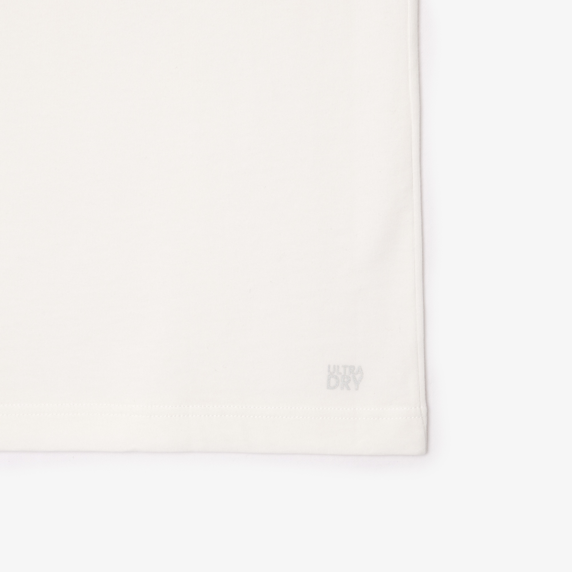 Lacoste Erkek Regular Fit Bisiklet Yaka Baskılı Beyaz T-Shirt