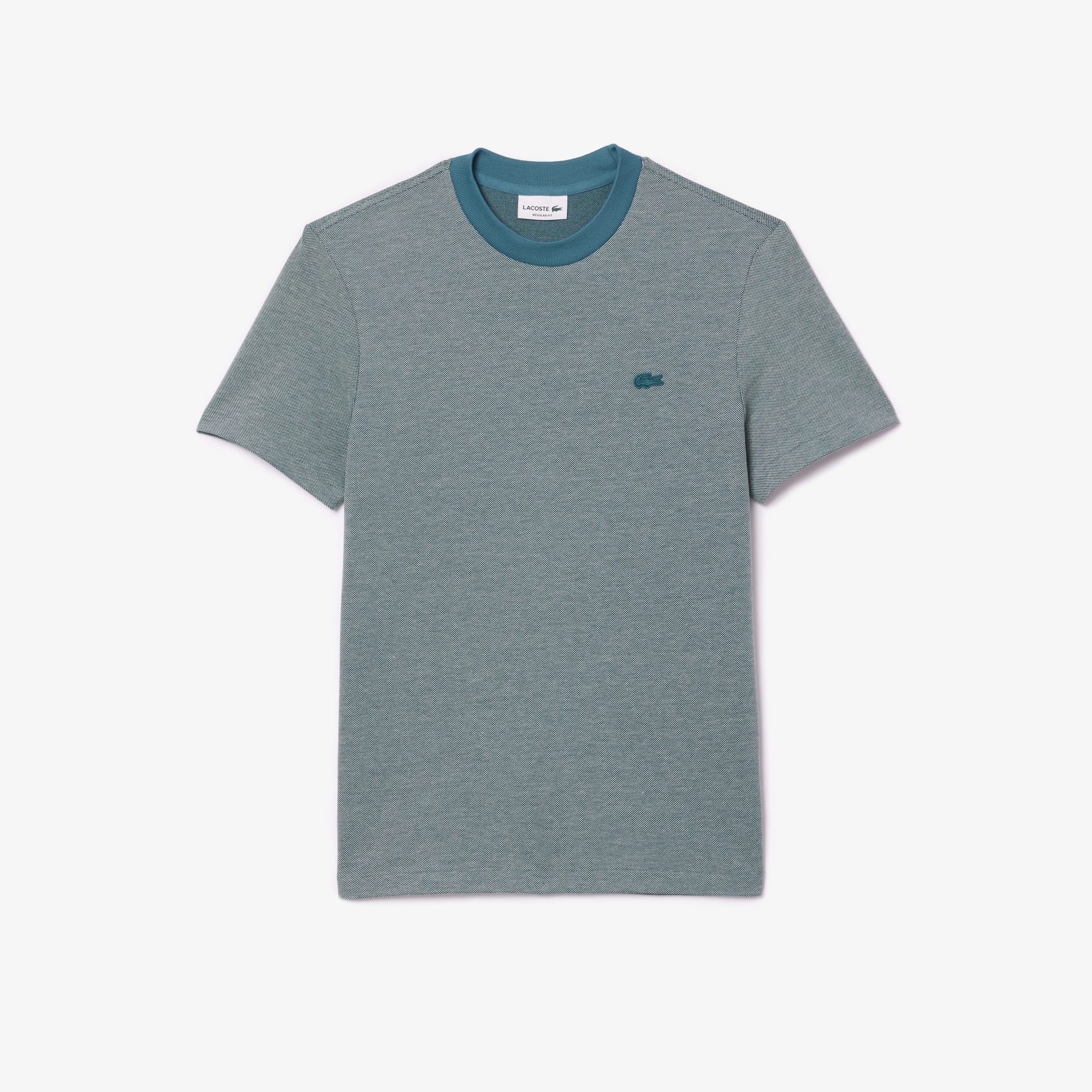Lacoste Erkek Regular Fit Bisiklet Yaka Baskılı Yeşil T-Shirt