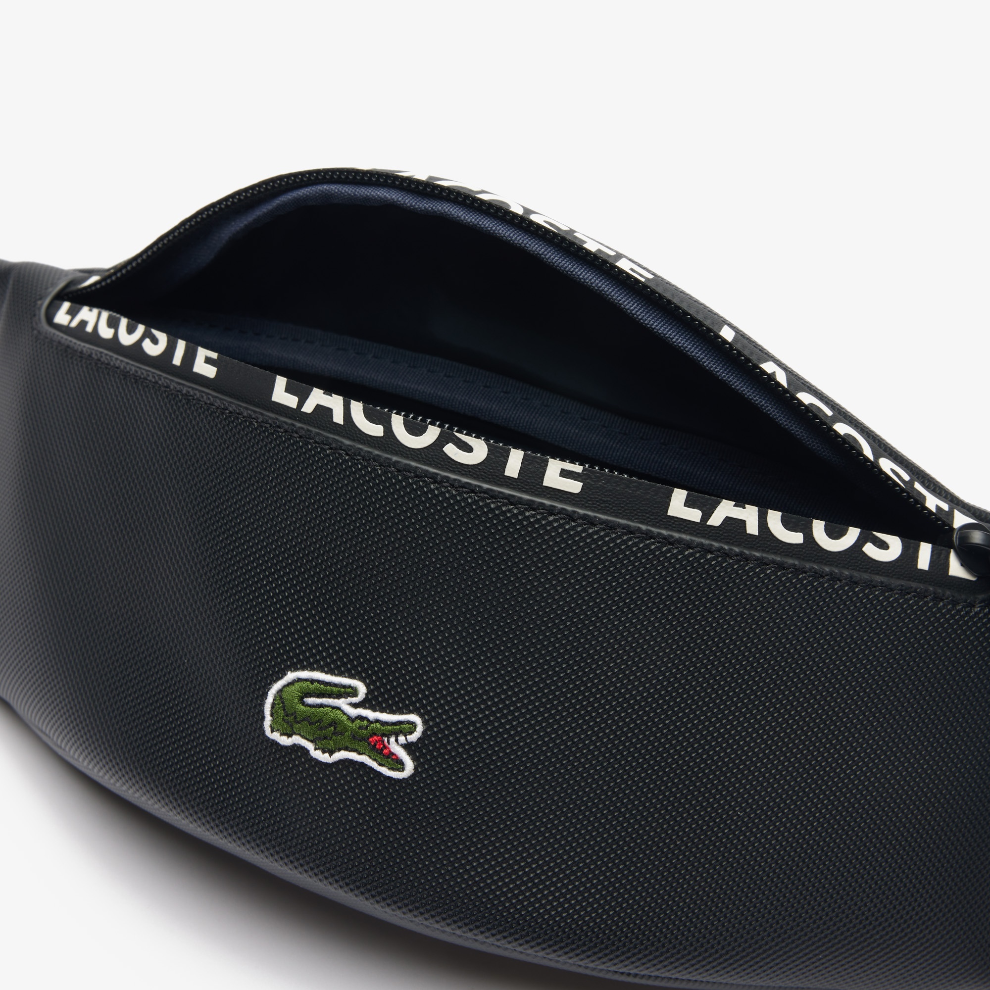 Lacoste Erkek Baskılı Siyah Bel Çantası