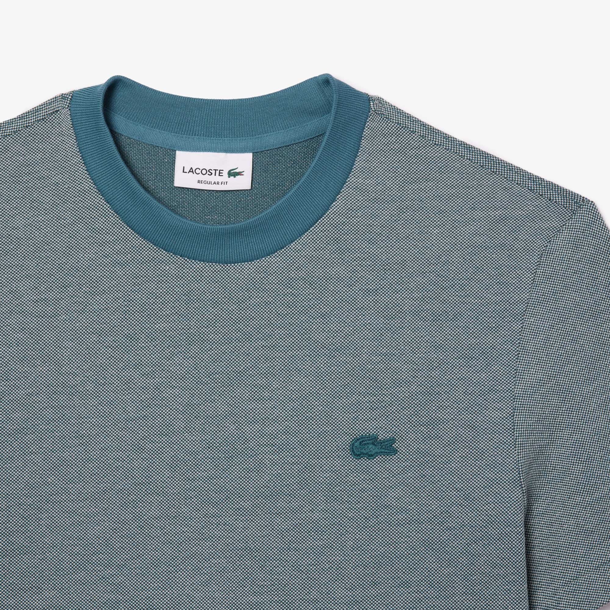 Lacoste Erkek Regular Fit Bisiklet Yaka Baskılı Yeşil T-Shirt