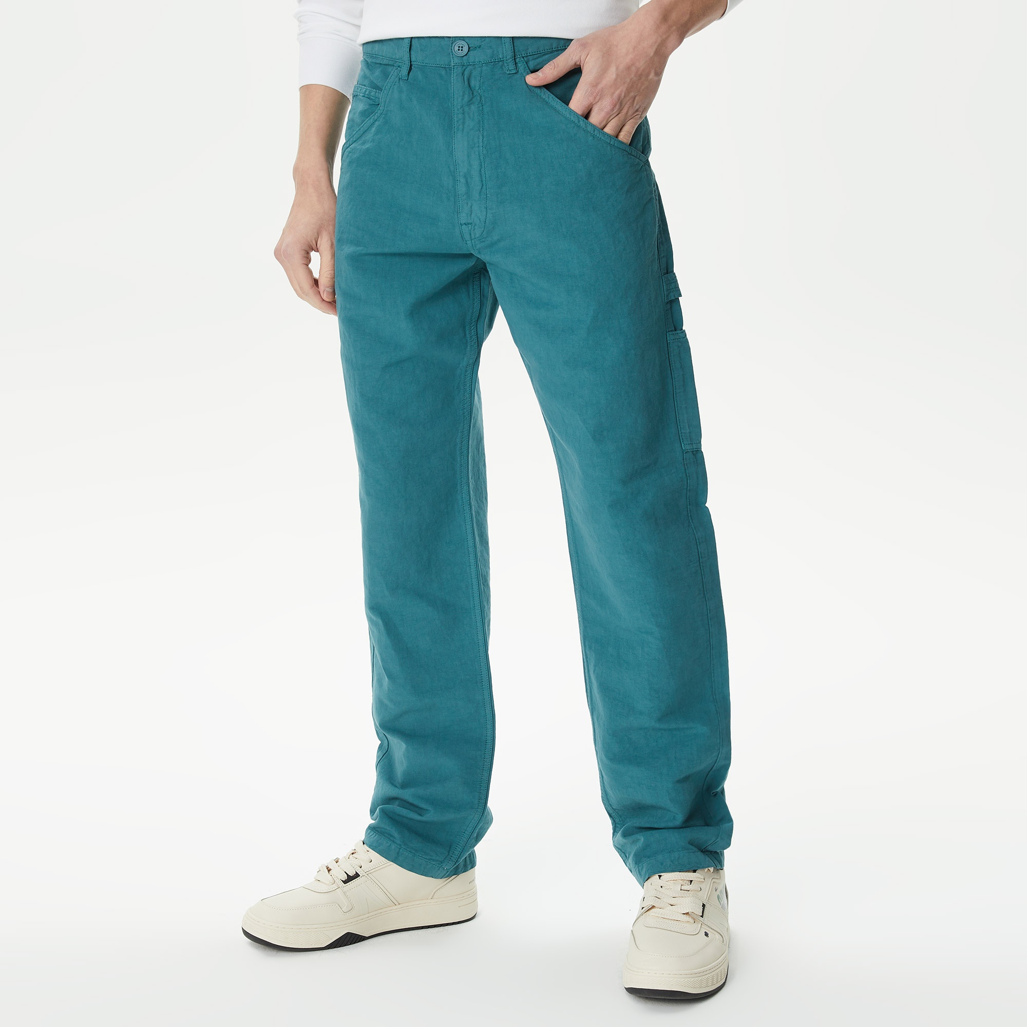 Lacoste Erkek Relaxed Fit Mavi Pantolon