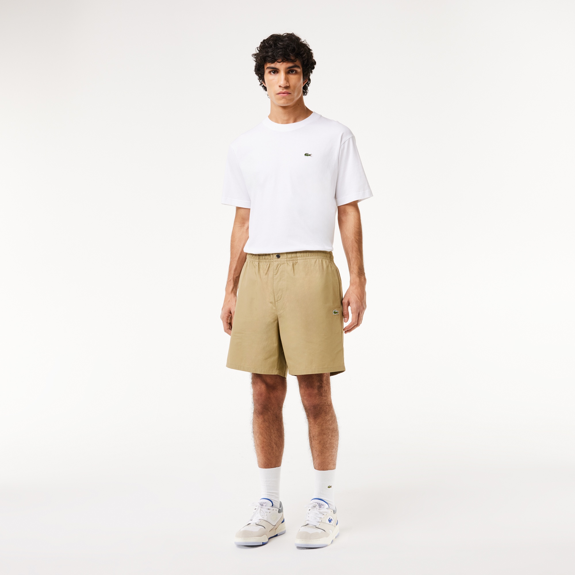 Lacoste Erkek Relaxed Fit Bej Şort