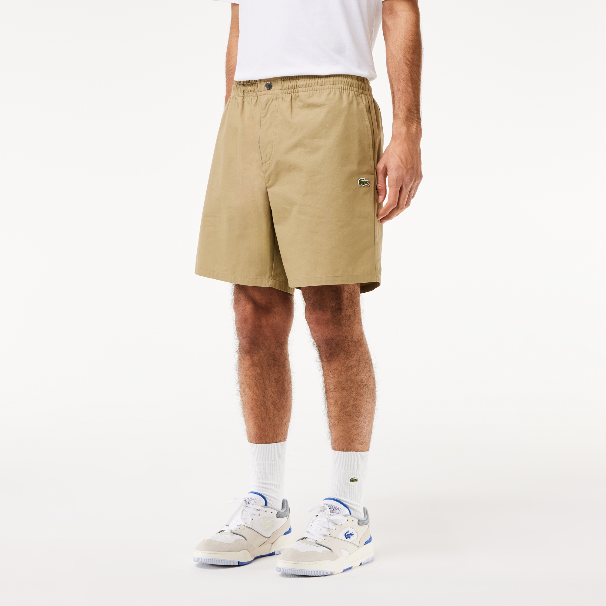 Lacoste Erkek Relaxed Fit Bej Şort