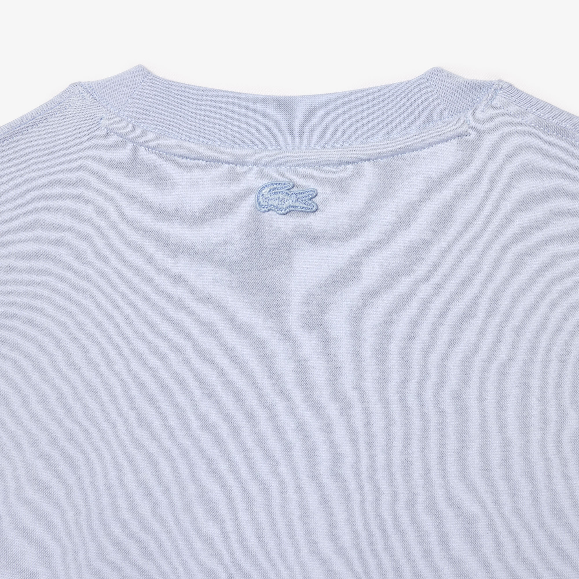 Lacoste Erkek Loose Fit Bisiklet Yaka Açık Mavi T-Shirt