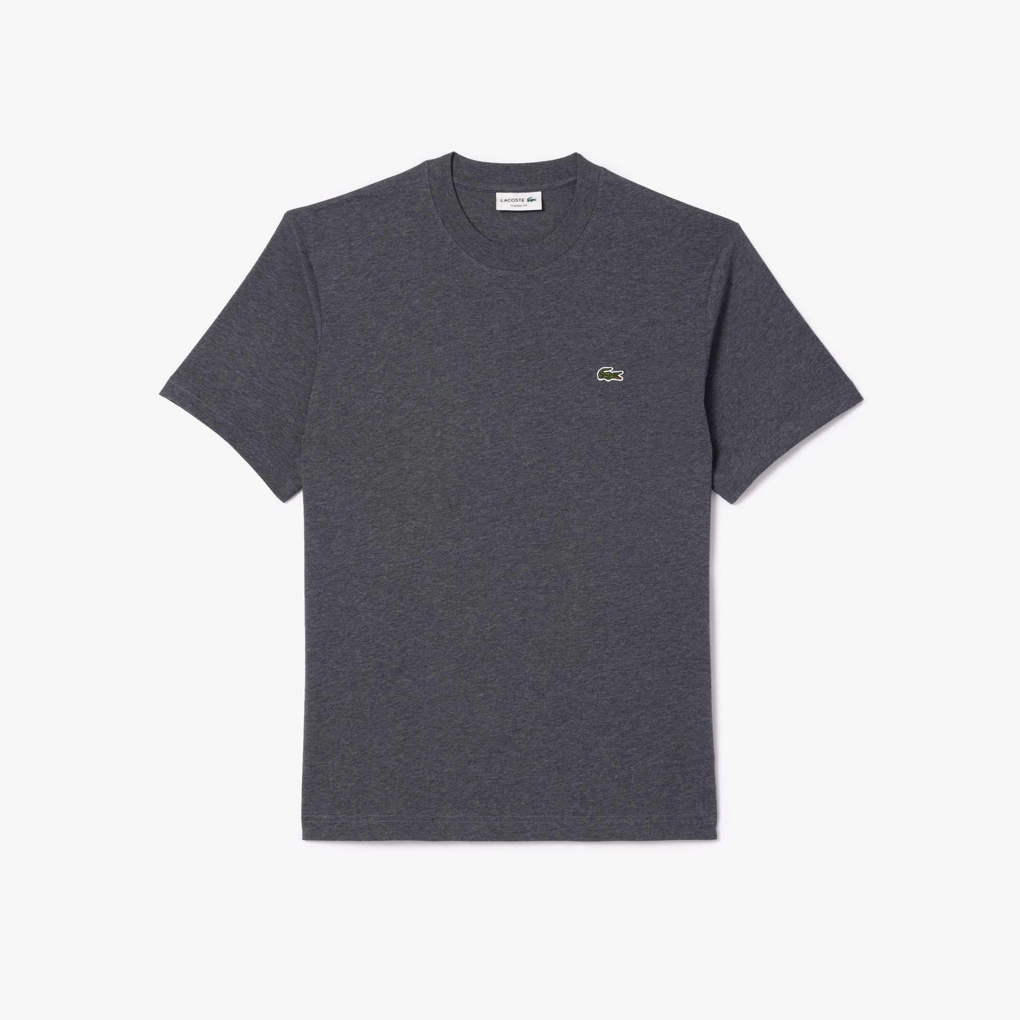 Lacoste Erkek Classic Fit Bisiklet Yaka Gri T-Shirt