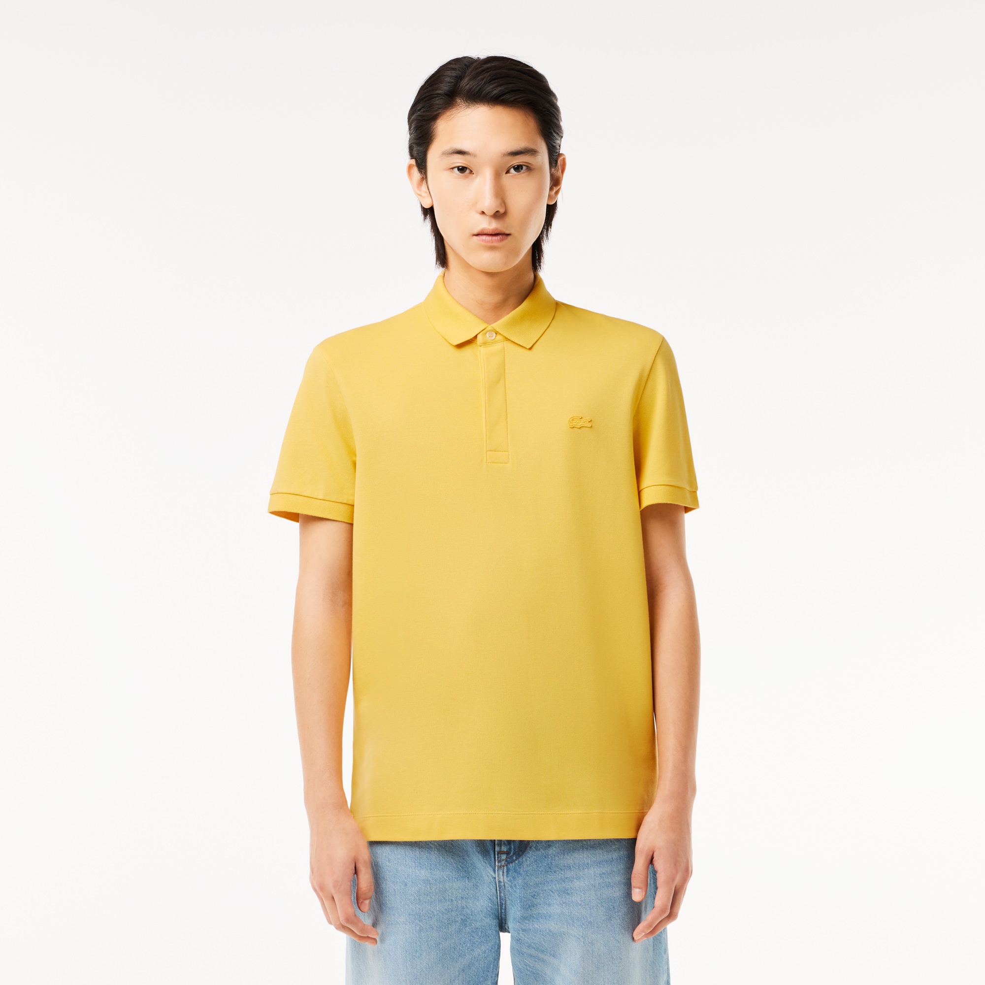 Lacoste Erkek Regular Fit Paris Sarı Polo