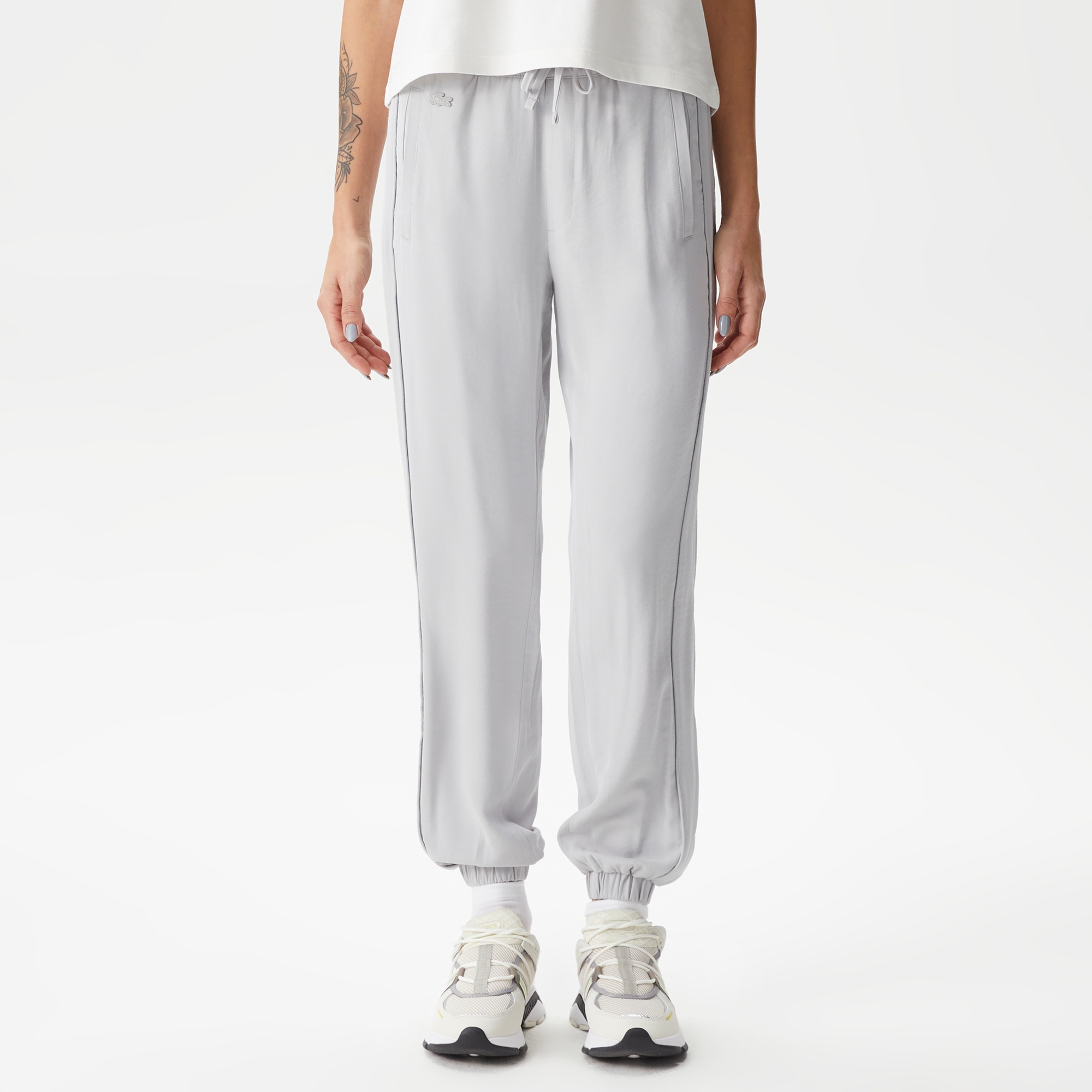 Lacoste Kadın Jogger Gri Pantolon