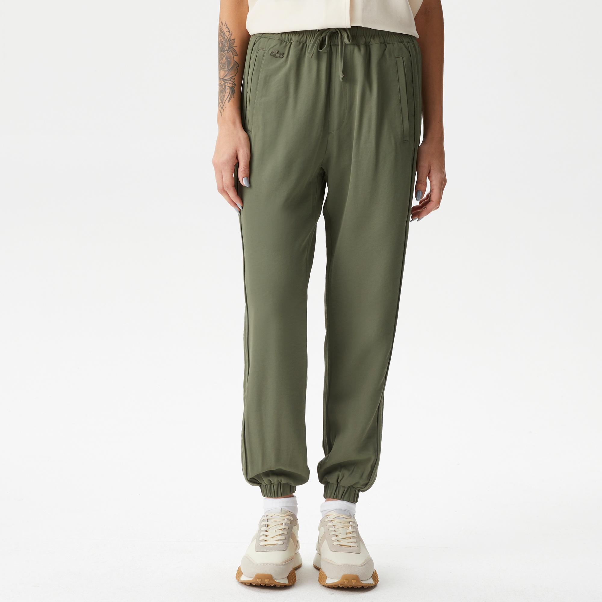 Lacoste Kadın Jogger Haki Pantolon