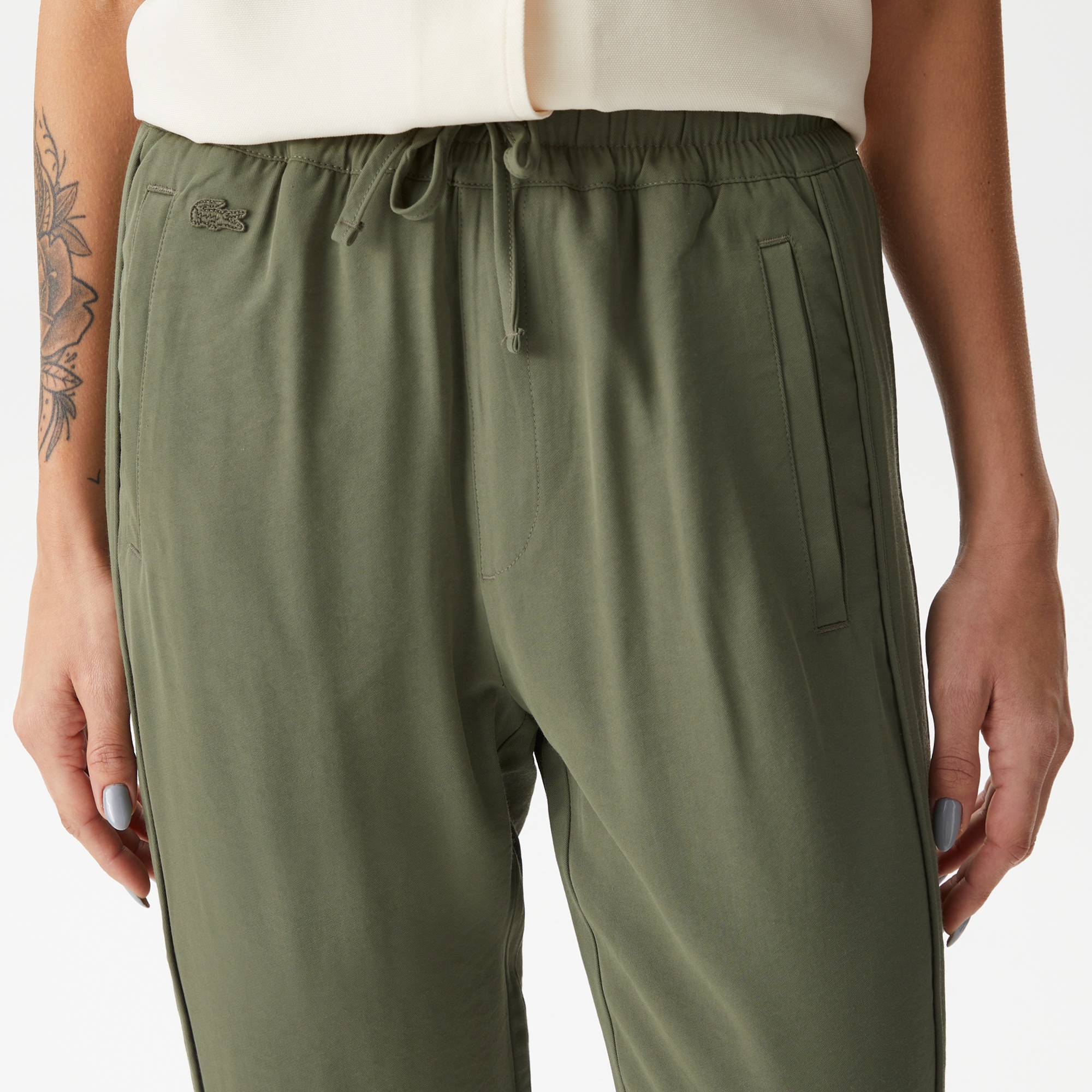 Lacoste Kadın Jogger Haki Pantolon