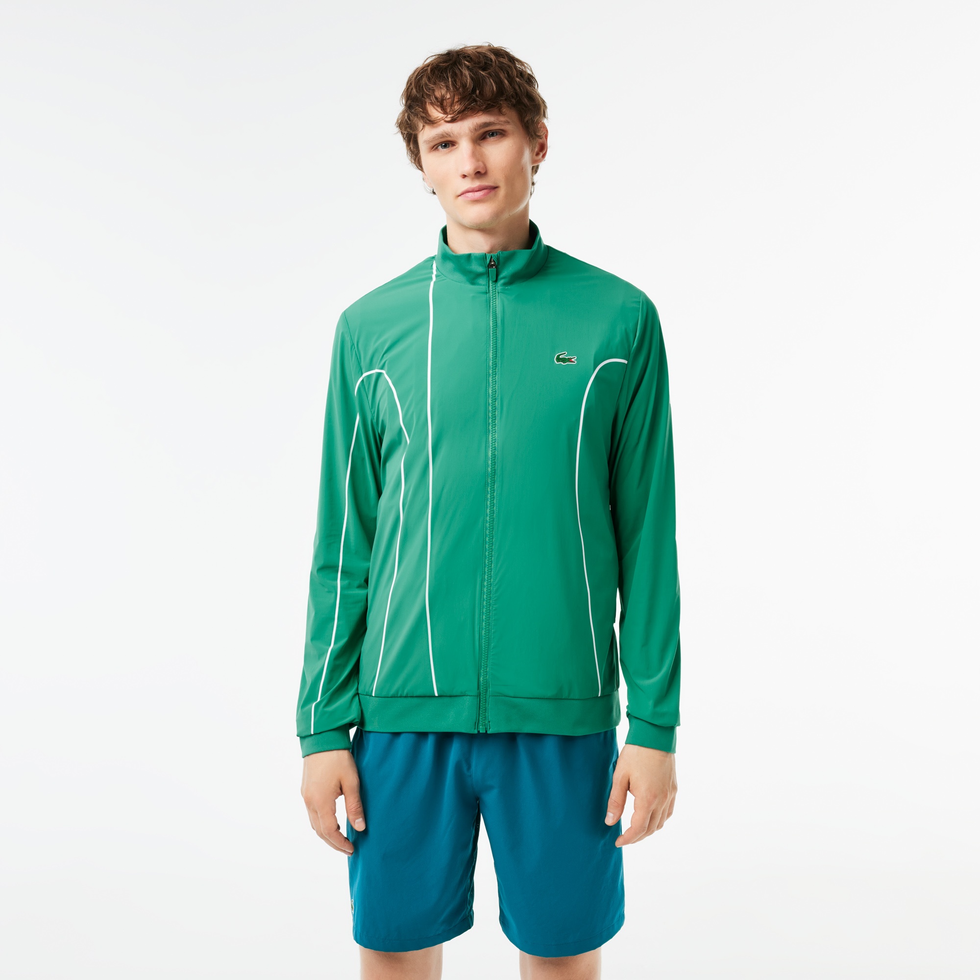 Lacoste SPORT NOVAK DJOKOVIC Erkek Yeşil Ceket BH9306-FAF | Lacoste