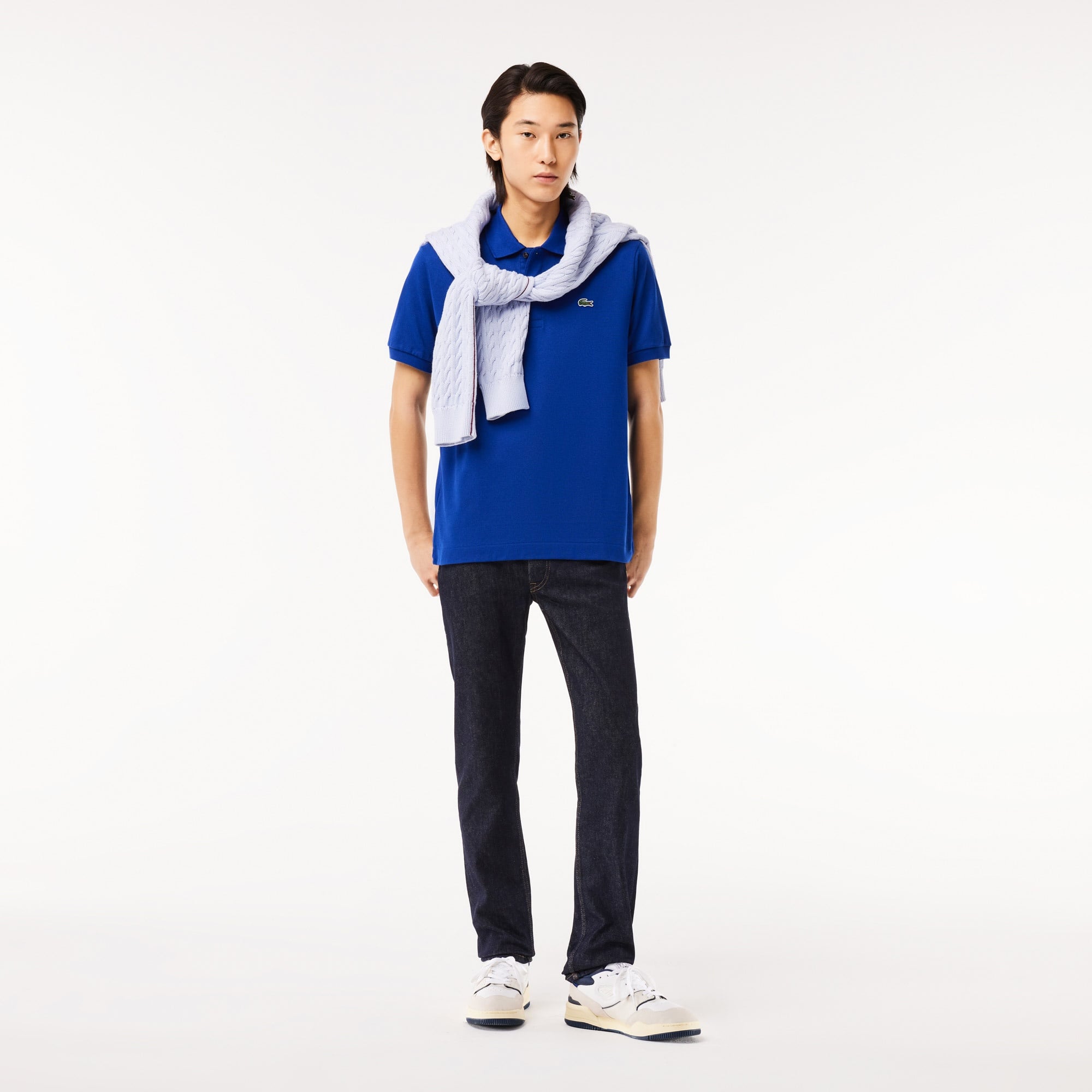 Lacoste L.12.12 Erkek Classic Fit Koyu Mavi Polo