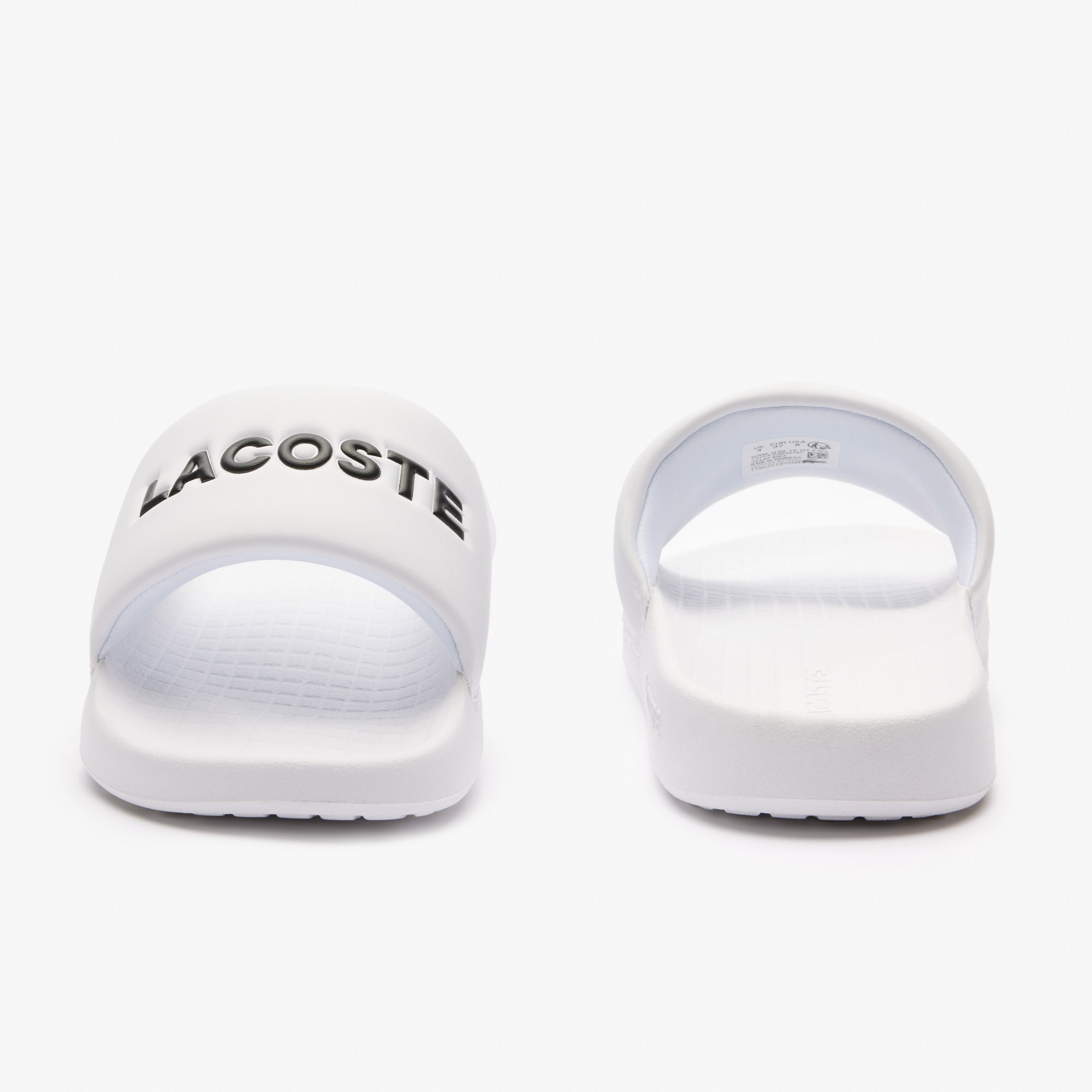 Lacoste Serve Slide 1.0 Kadın Beyaz Terlik