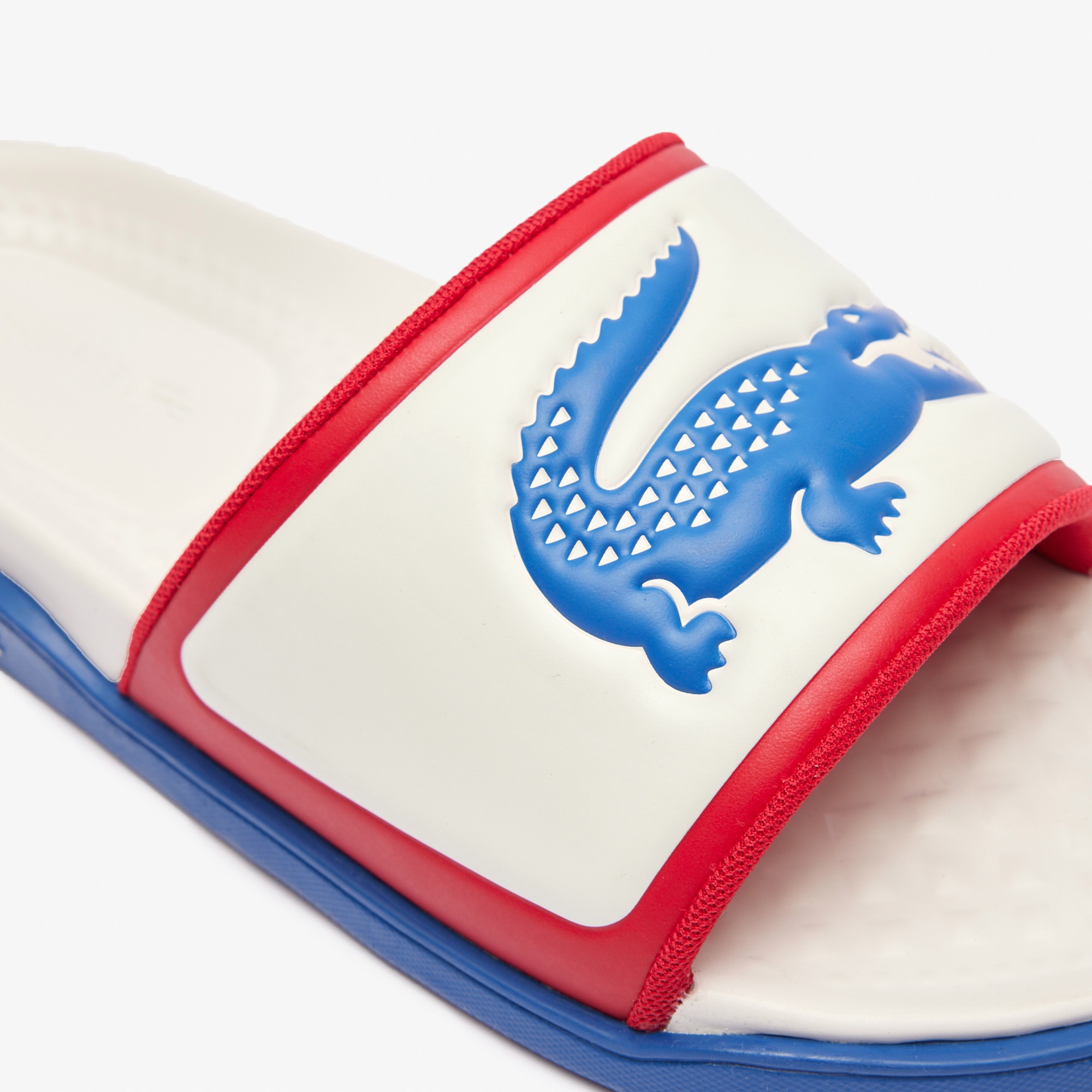 Lacoste Serve Slide Erkek Beyaz Terlik
