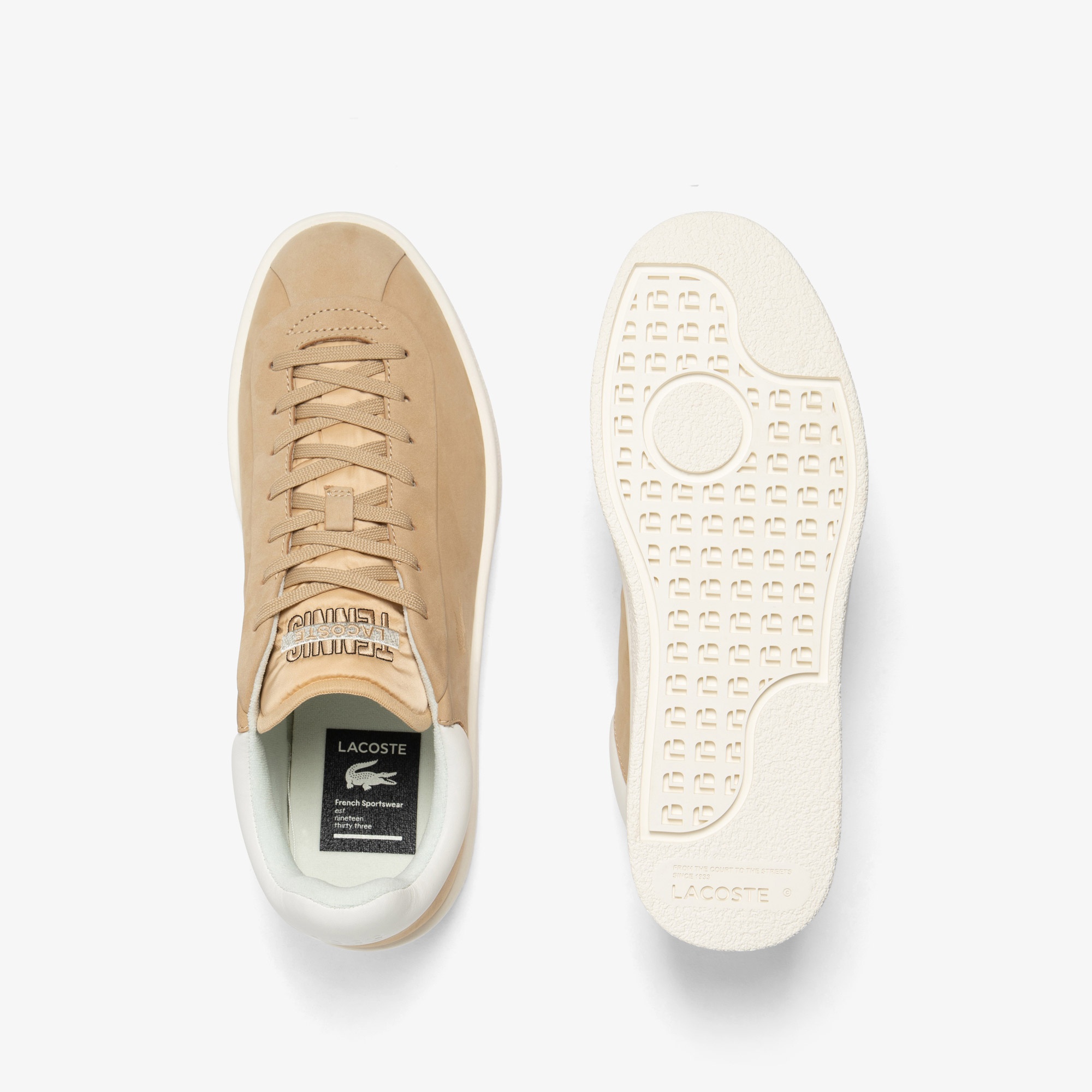 Lacoste Baseshot Premium Erkek Açık Kahverengi Sneaker
