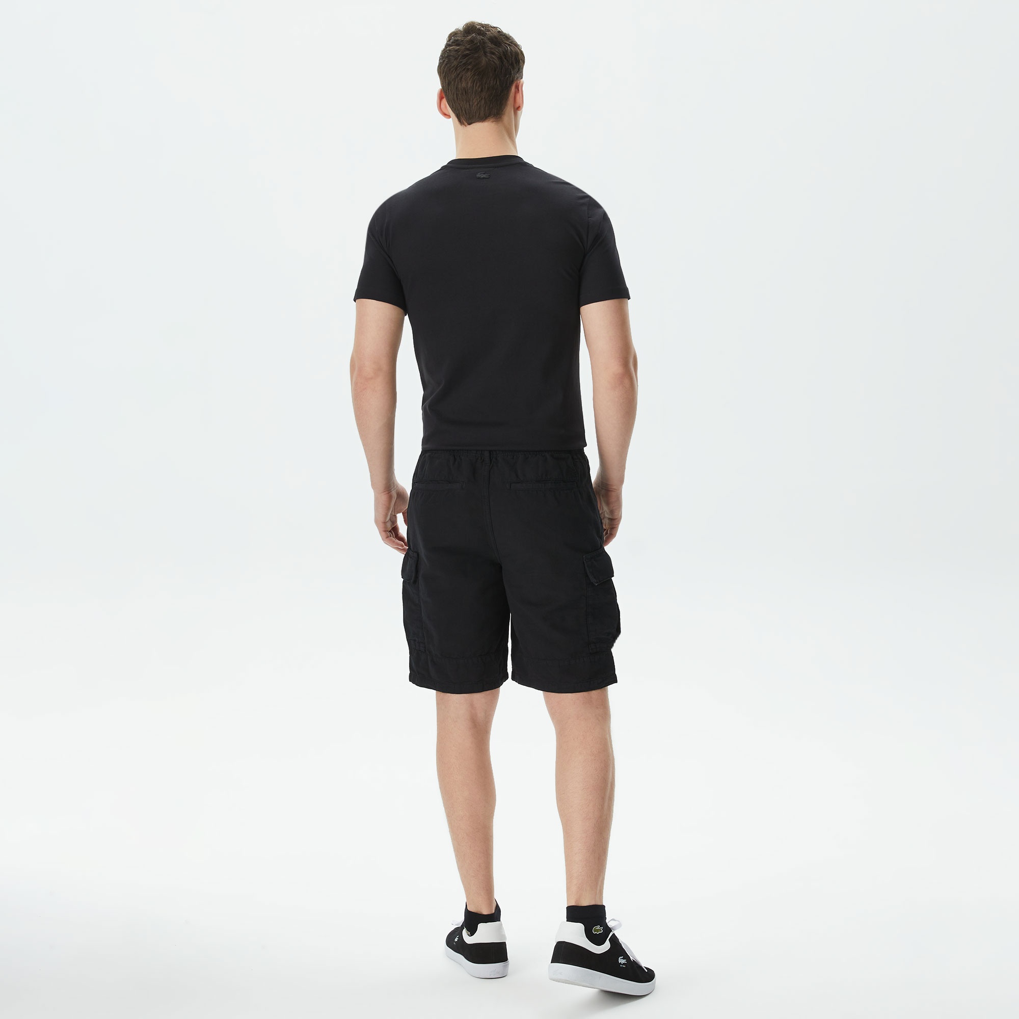 Lacoste Erkek Relaxed Fit Siyah Bermuda