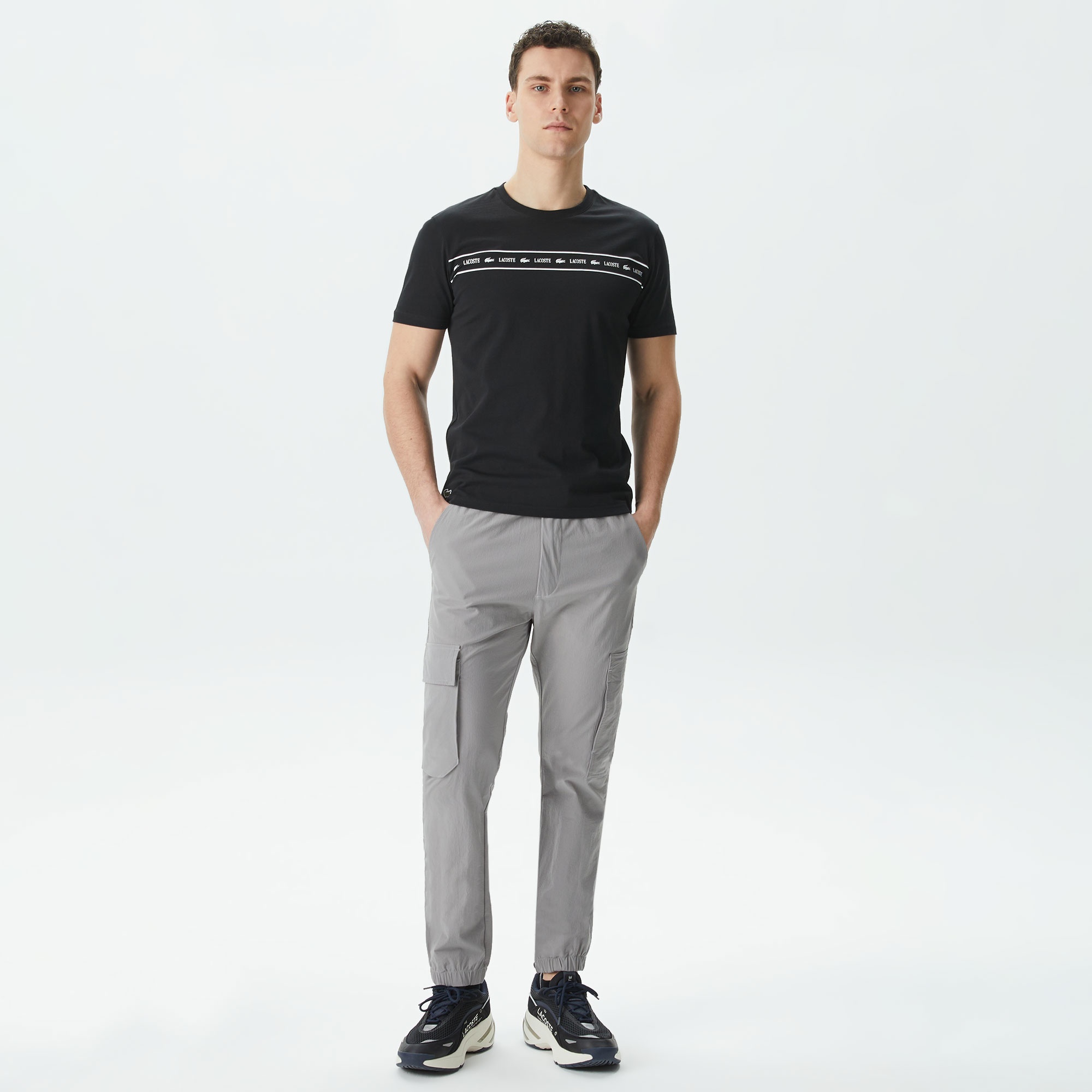Lacoste Erkek Relaxed Fit Gri Pantolon