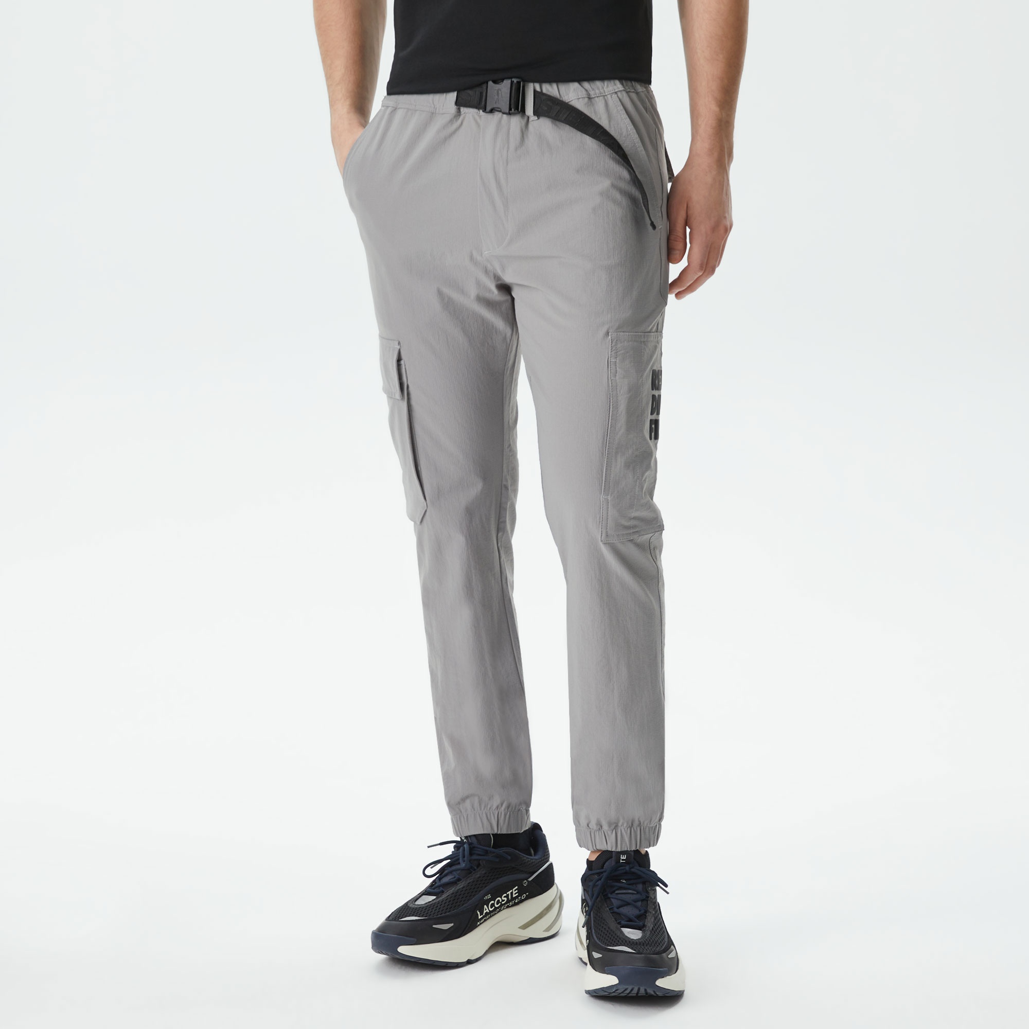 Lacoste Erkek Relaxed Fit Gri Pantolon