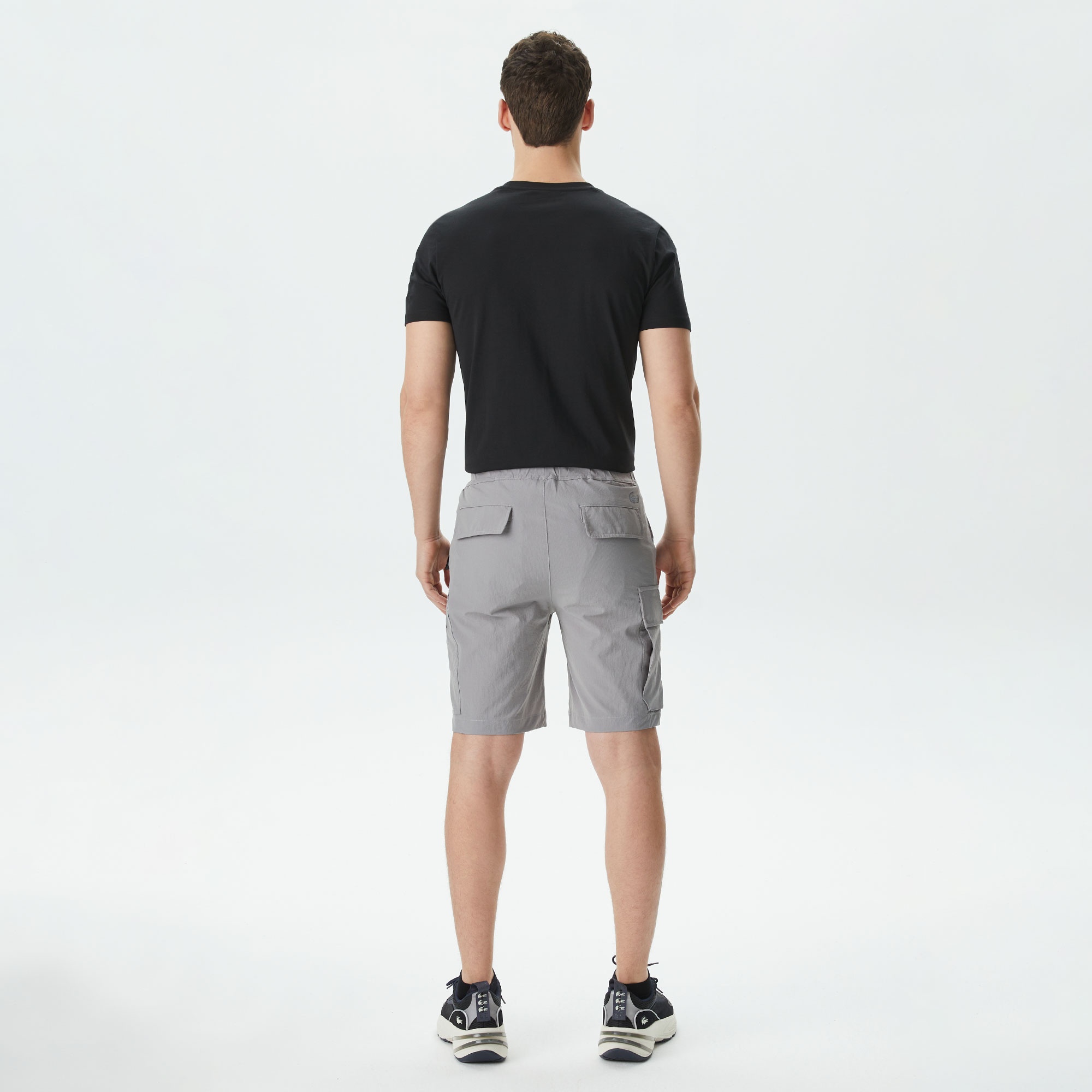 Lacoste Erkek Relaxed Fit Gri Bermuda