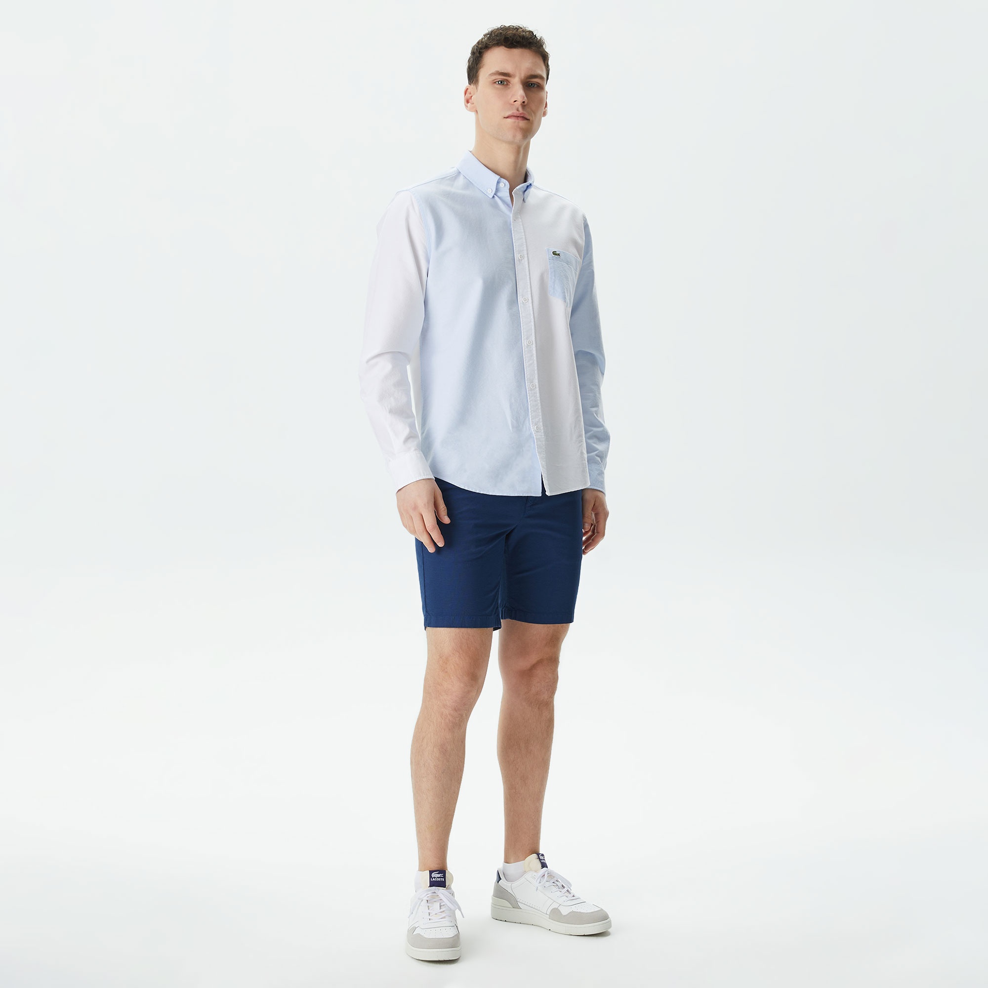 Lacoste Erkek Slim Fit Lacivert Bermuda