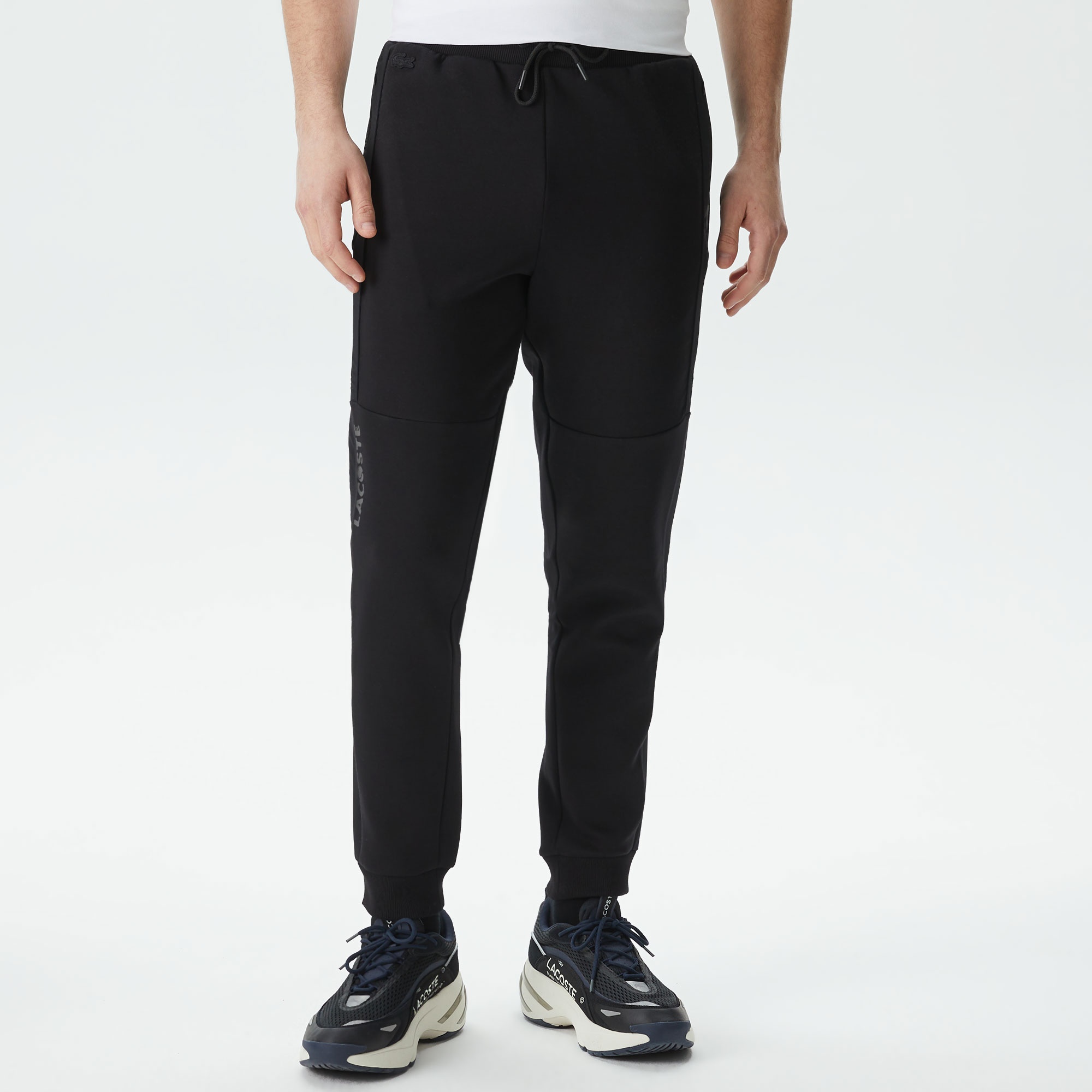 Lacoste Erkek Regular Fit Siyah Eşofman Altı