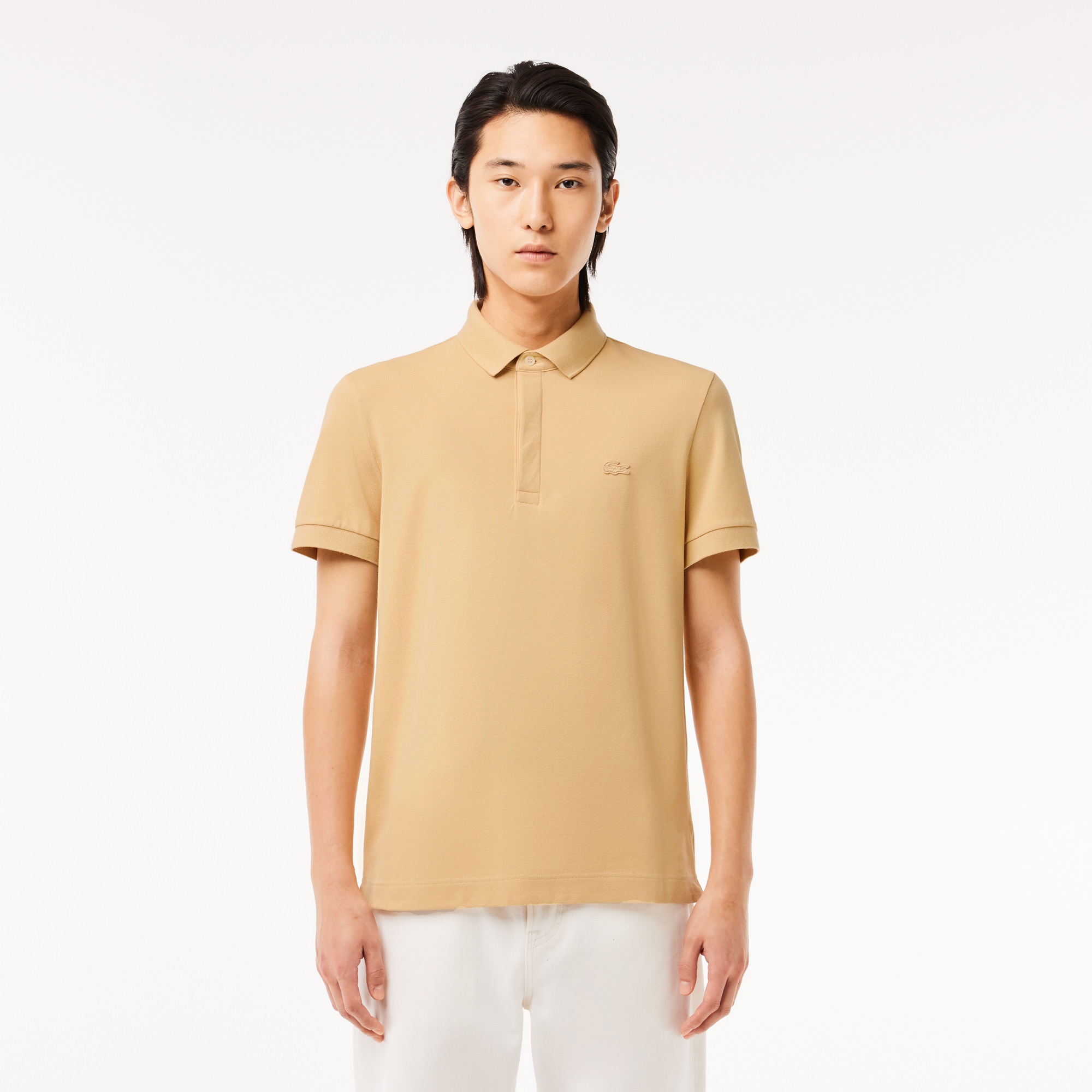 Lacoste Erkek Regular Fit Paris Bej Polo