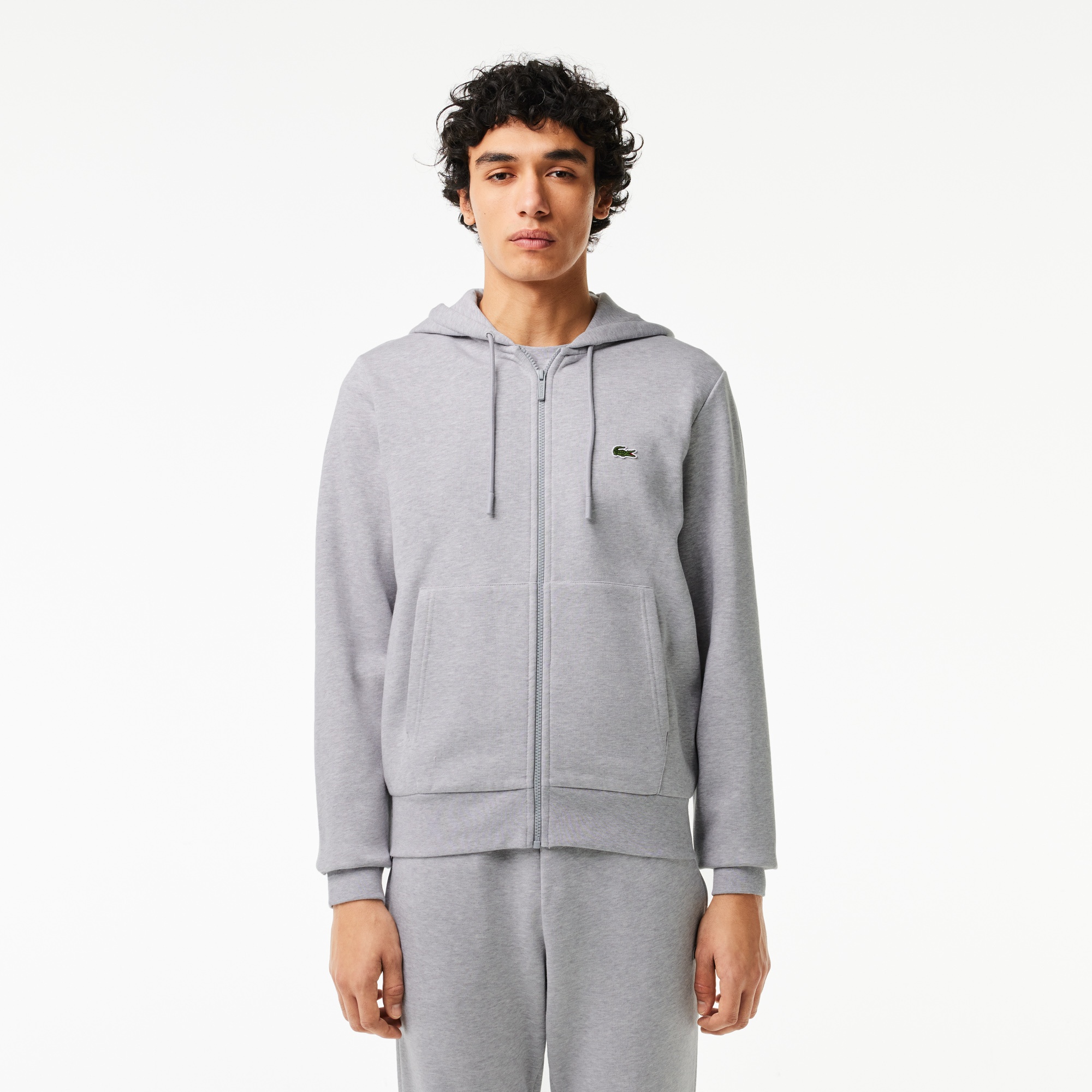 Lacoste Erkek Uzun Kollu Gri Eşofman Takımı