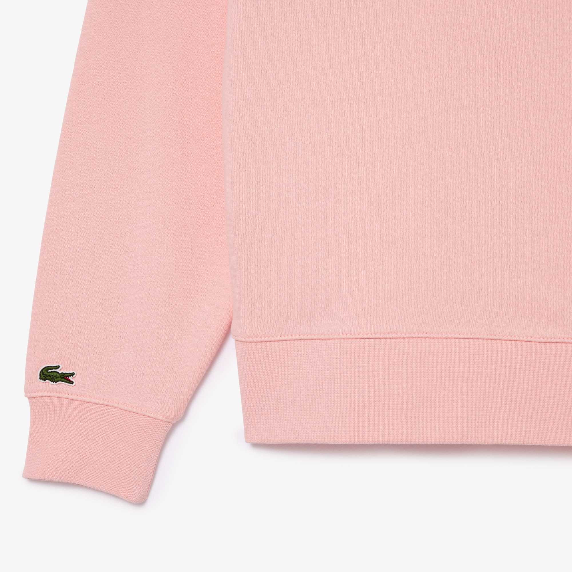 Lacoste Kadın Polo Yaka Pembe Sweatshirt