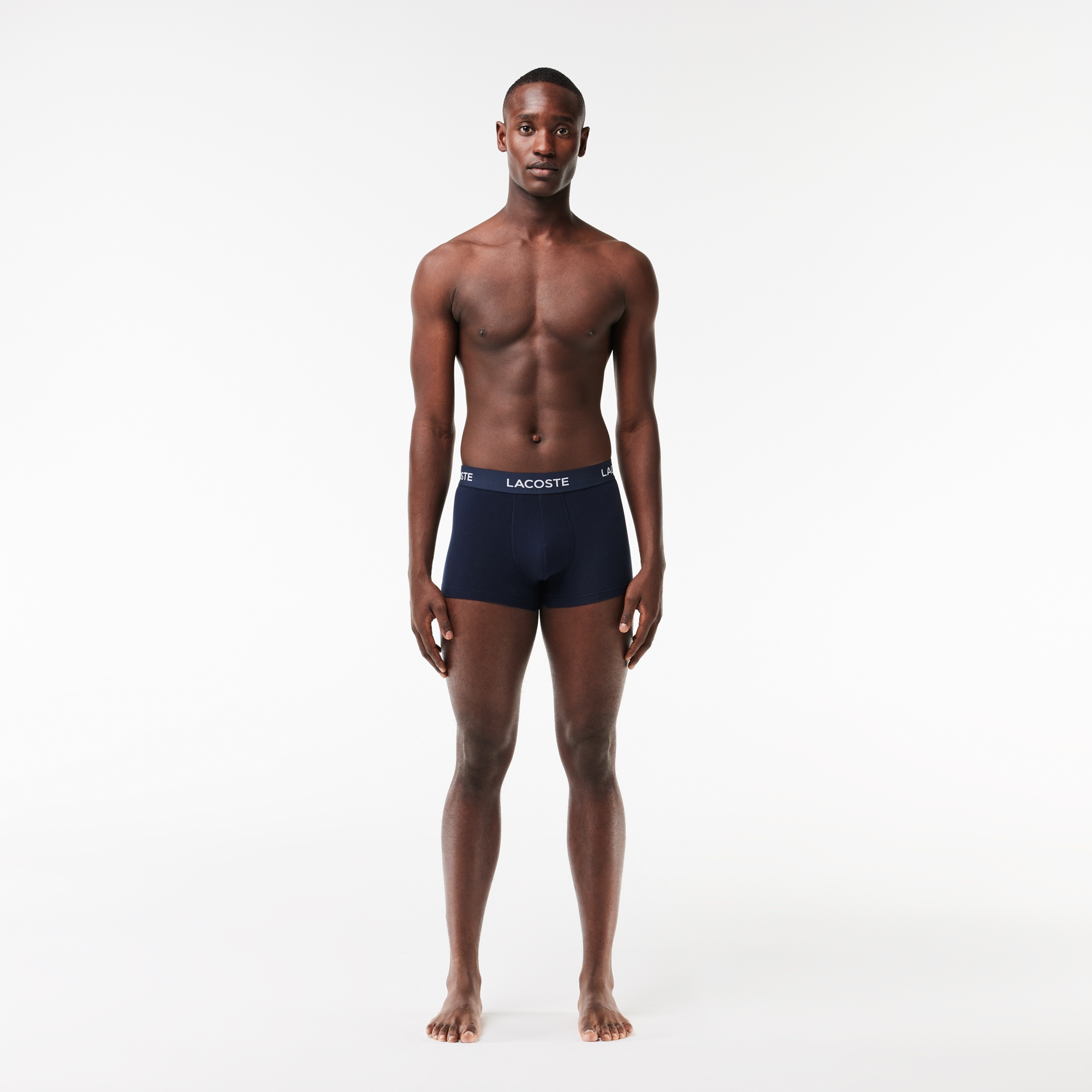 Lacoste Erkek 3'lü Kırmızı Boxer