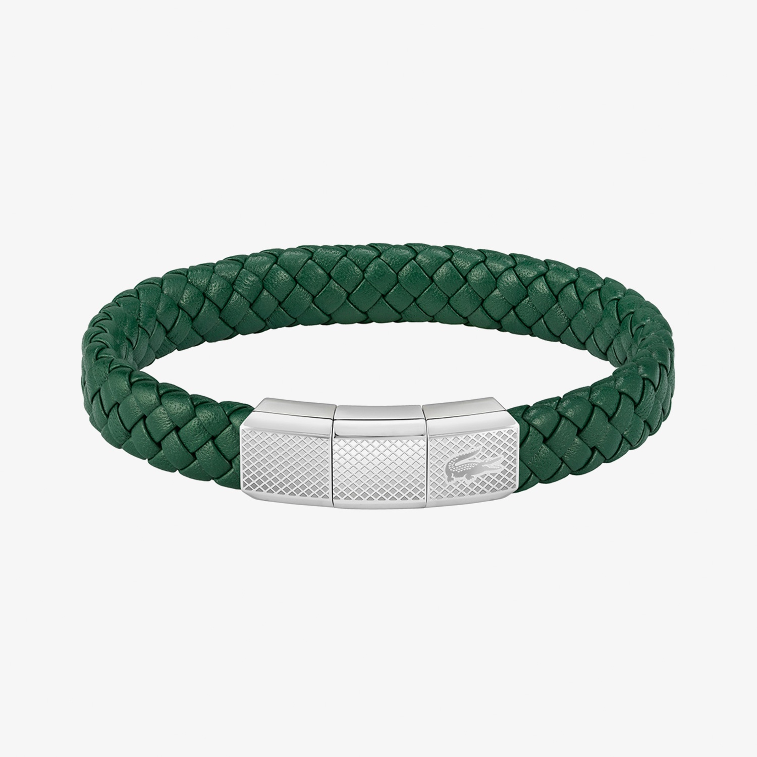 Lacoste Erkek Yeşil Deri Bileklik