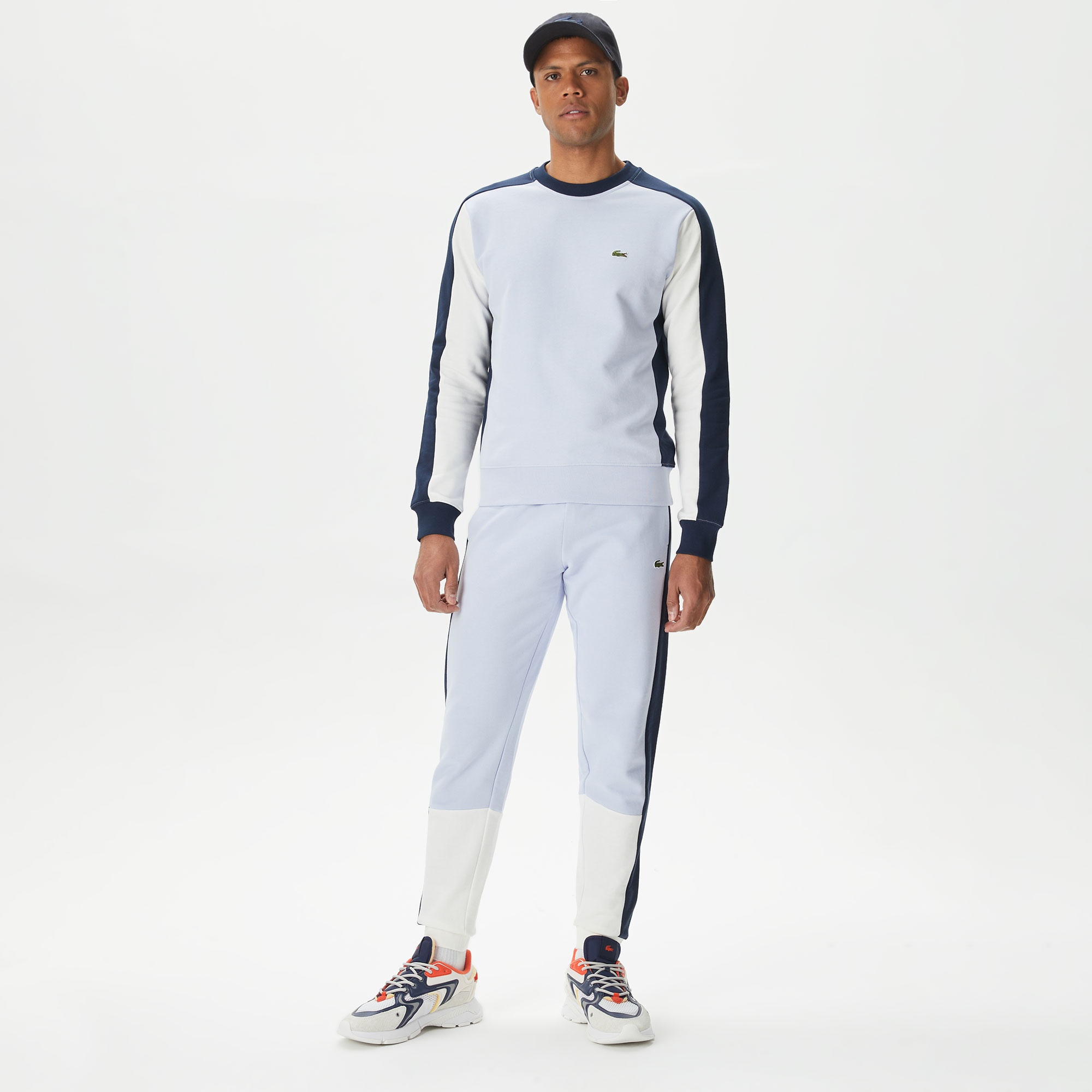 Lacoste Erkek Regular Fit Renk Bloklu Renkli Eşofman Altı