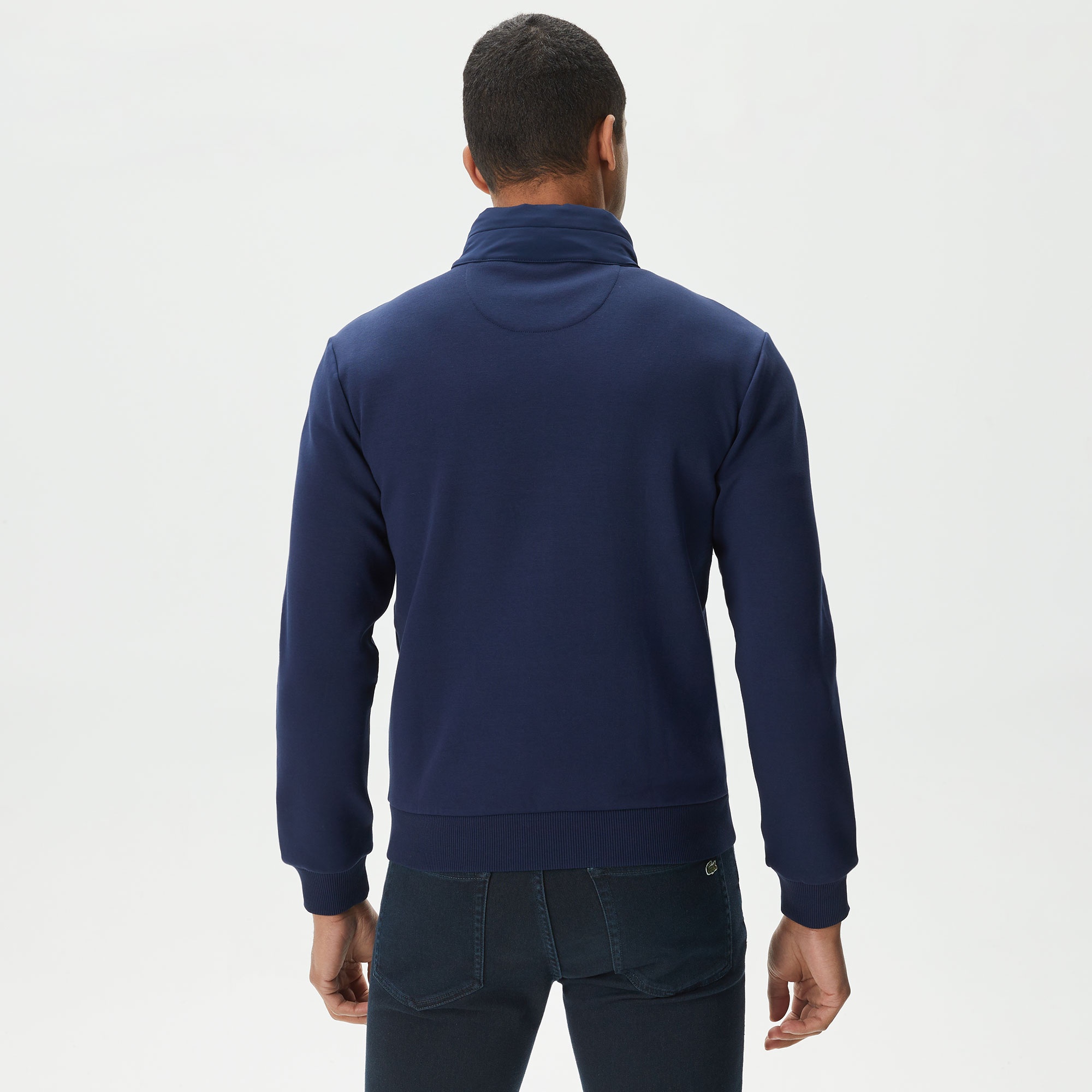 Lacoste Erkek Regular Fit Kapüşonlu Lacivert Sweatshirt