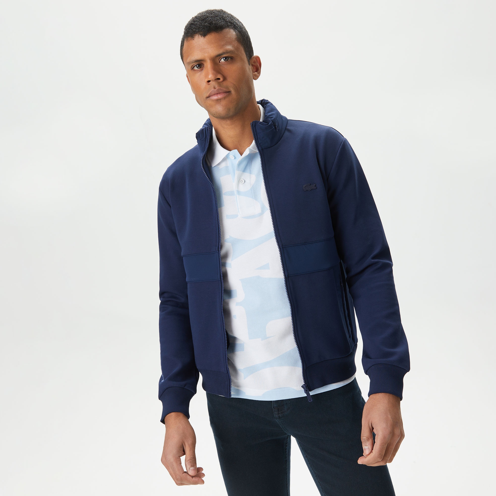 Lacoste Erkek Regular Fit Kapüşonlu Lacivert Sweatshirt